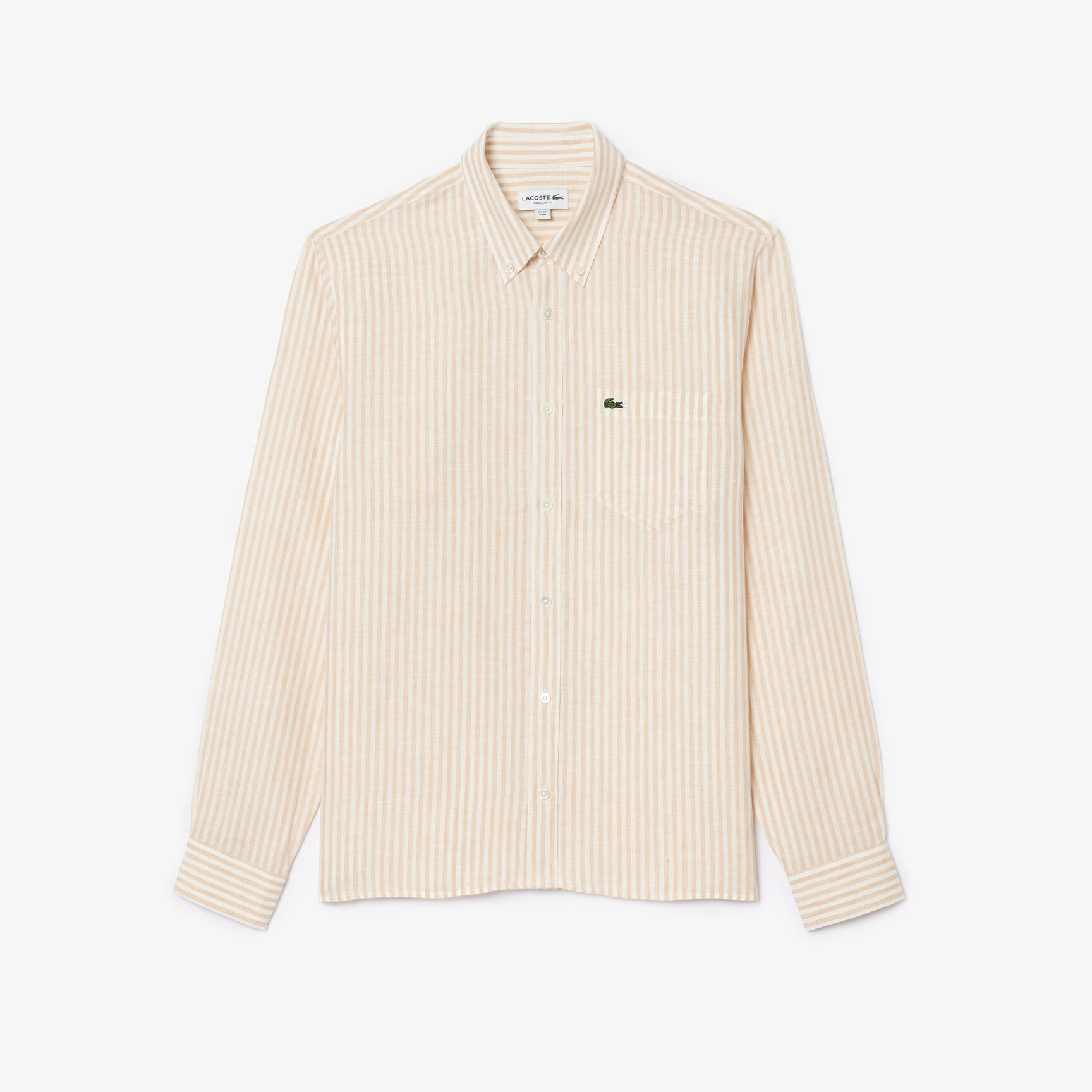 Regular Fit Striped Linen Shirt Regular Fit Striped Linen Shirt
