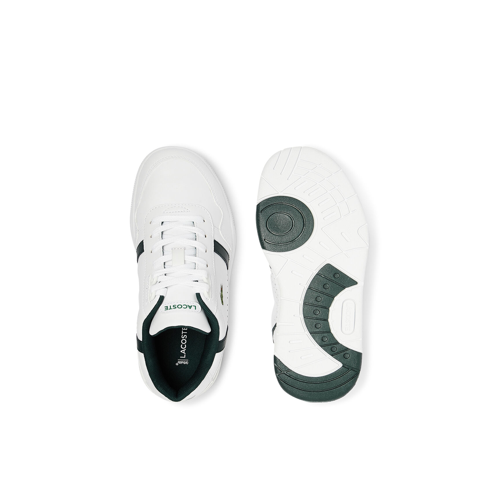 Women's T-Clip Leather and Synthetic Perforated Trainers
