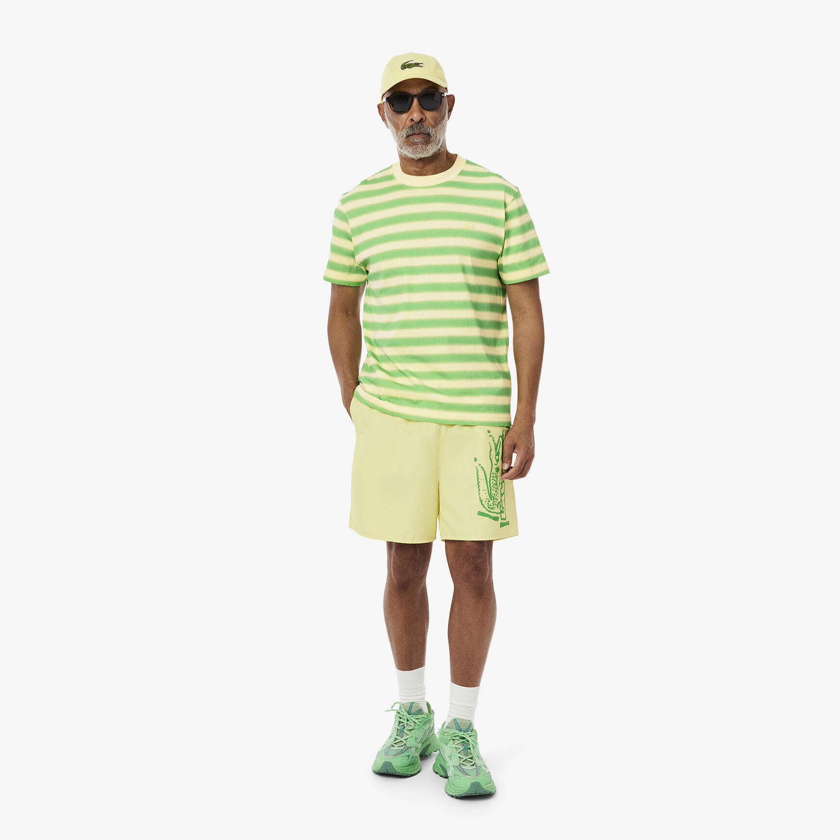 Stripe Print Jersey T-shirt Stripe Print Jersey T-shirt