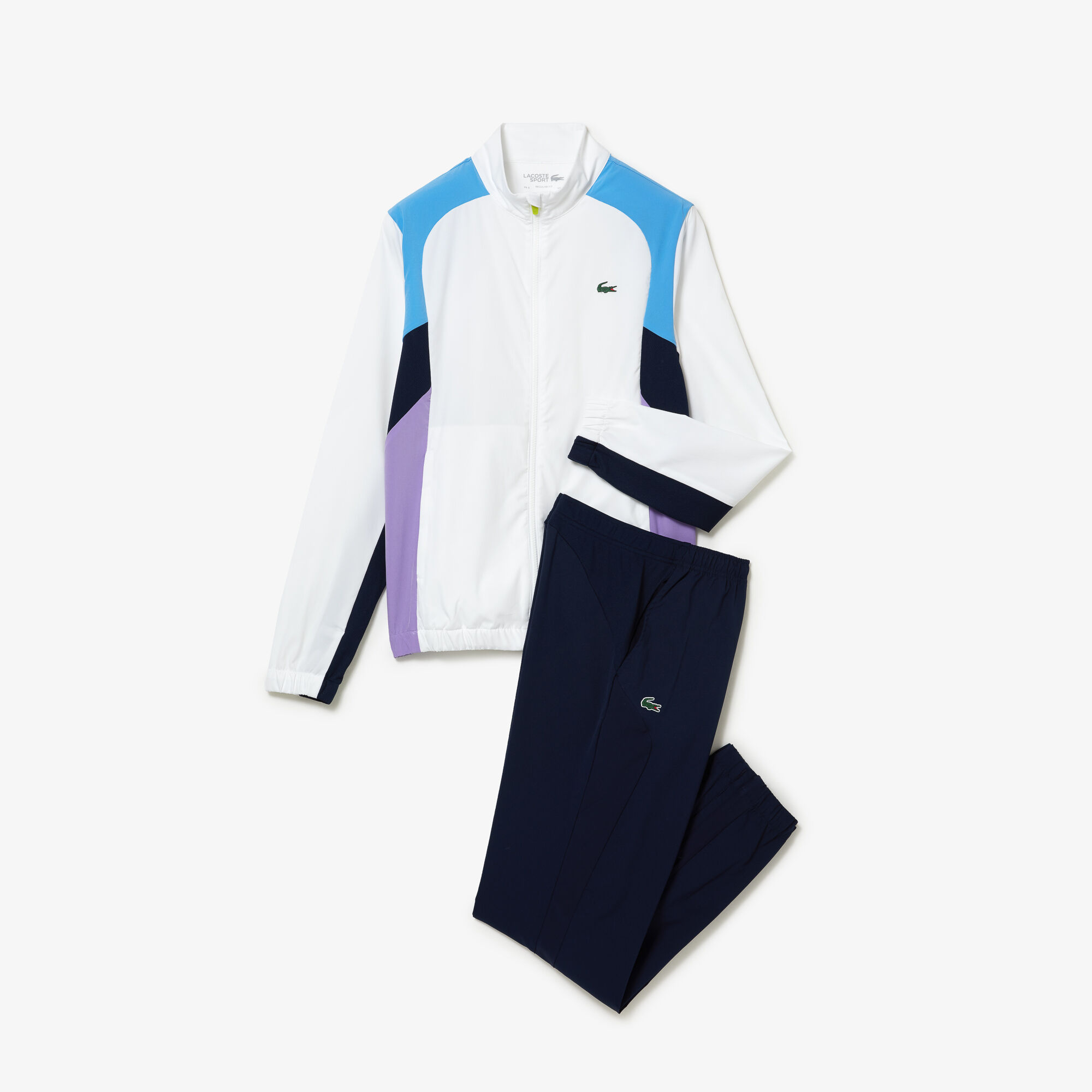Lacoste sport tennis colorblock tracksuit top