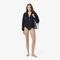 lacoste trim accent swim top
