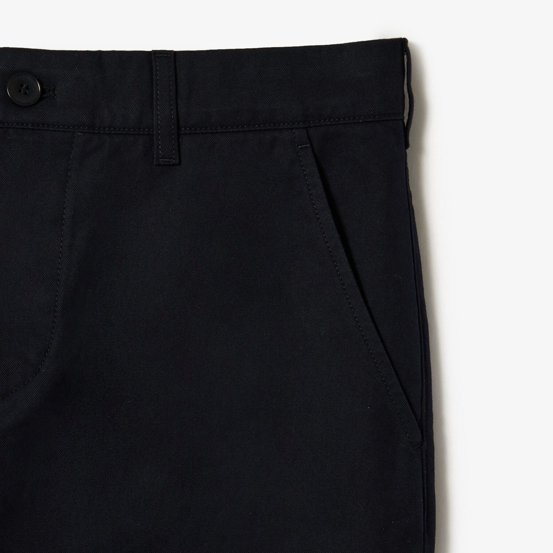 lacoste straight fit cotton twill chinos