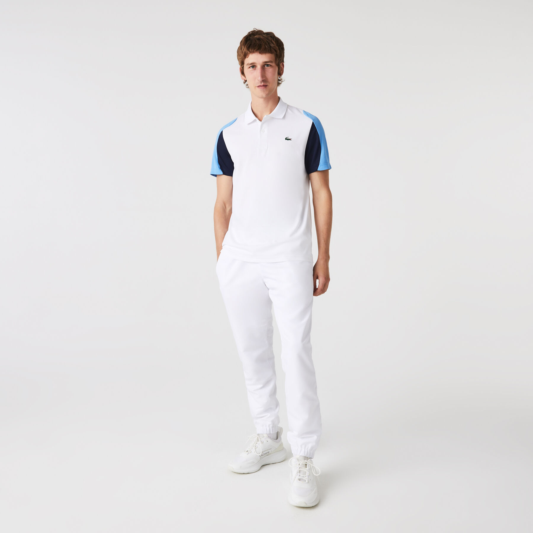 Men's Lacoste SPORT Regular Fit Run-Resistant Piqué Tennis Polo Shirt men s lacoste sport regular fit run resistant piqu tennis polo shirt