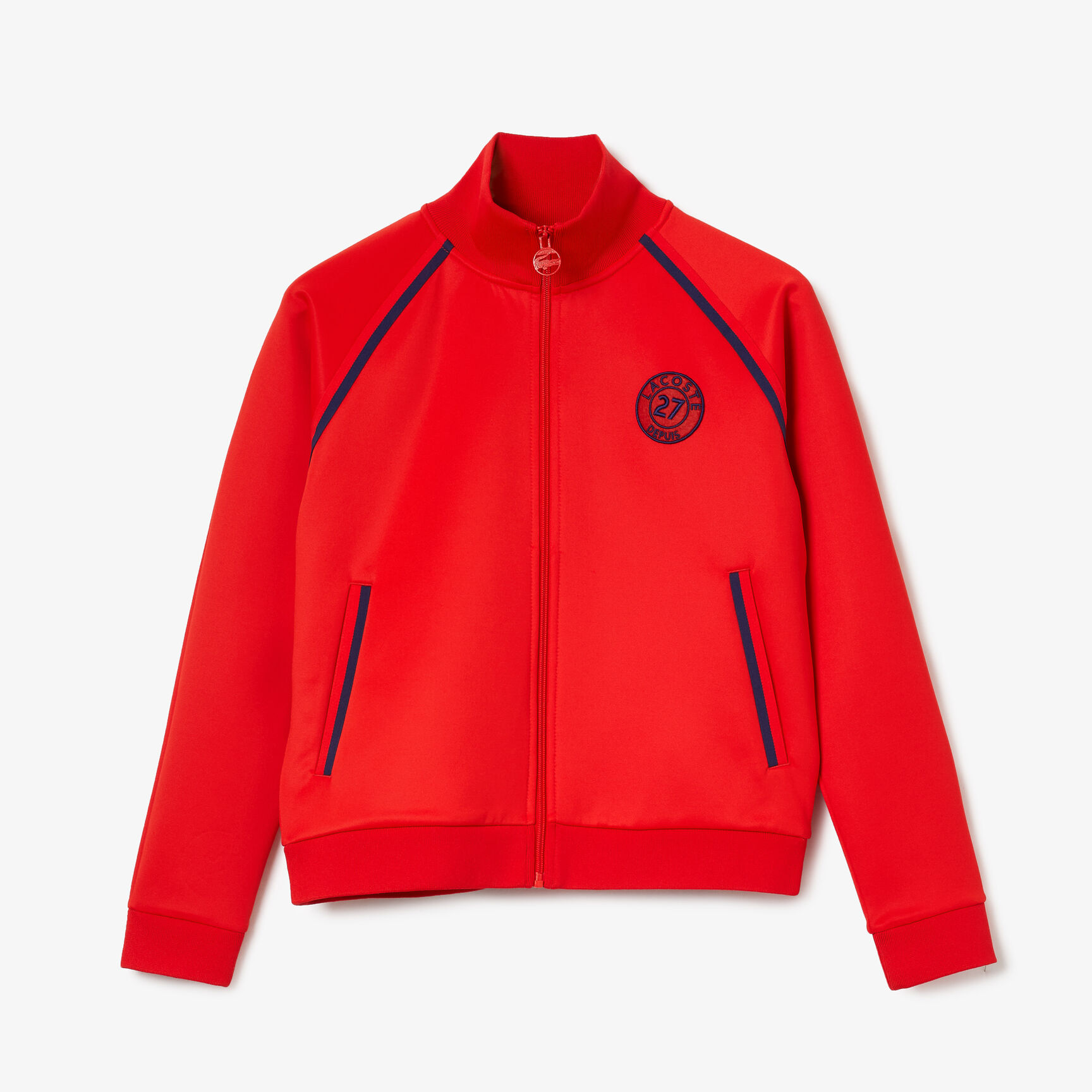 سويت شيرت بسحاب للنساء مع ياقة واقفة وطراز الفينتيج القديم