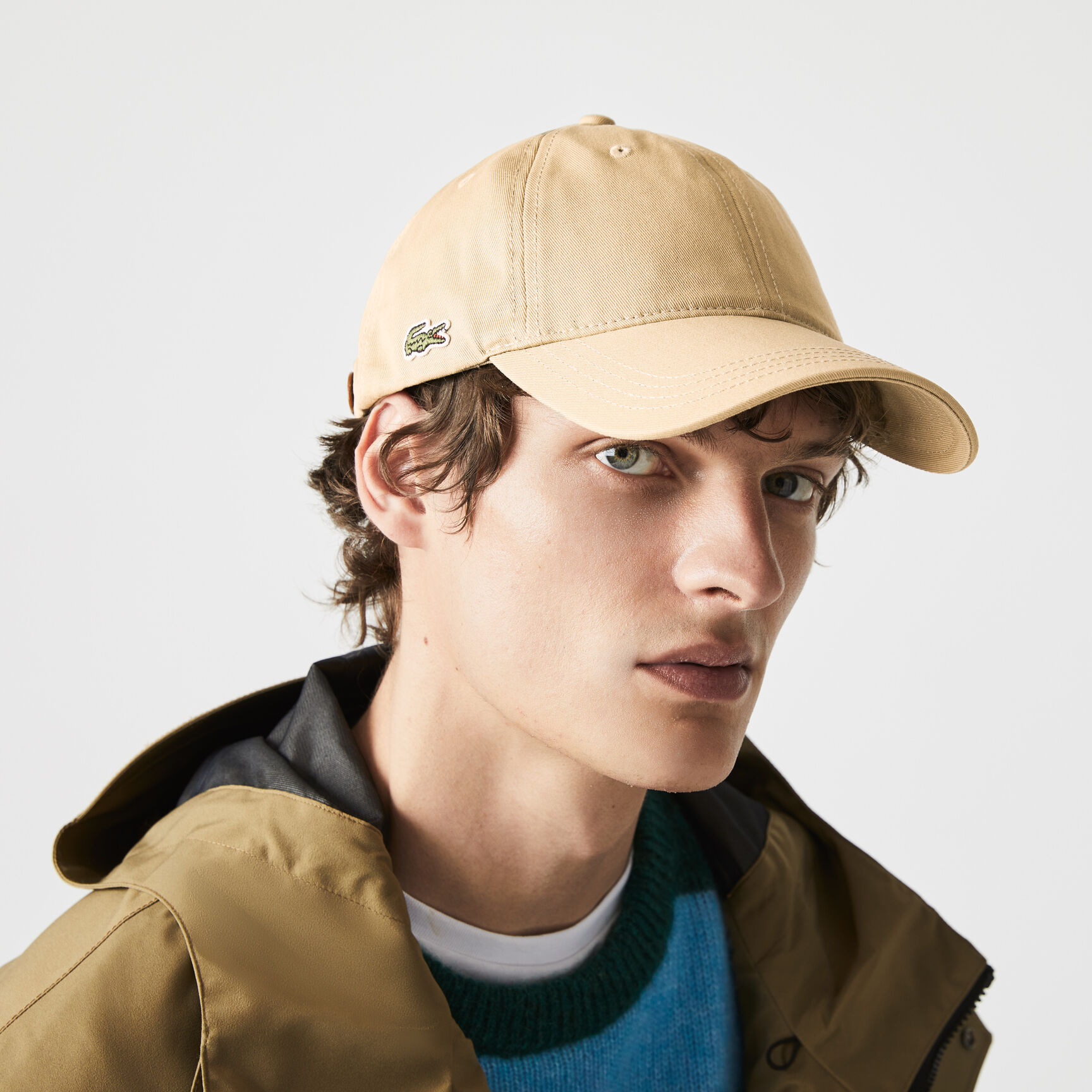 Unisex Contrast Strap Cotton Cap