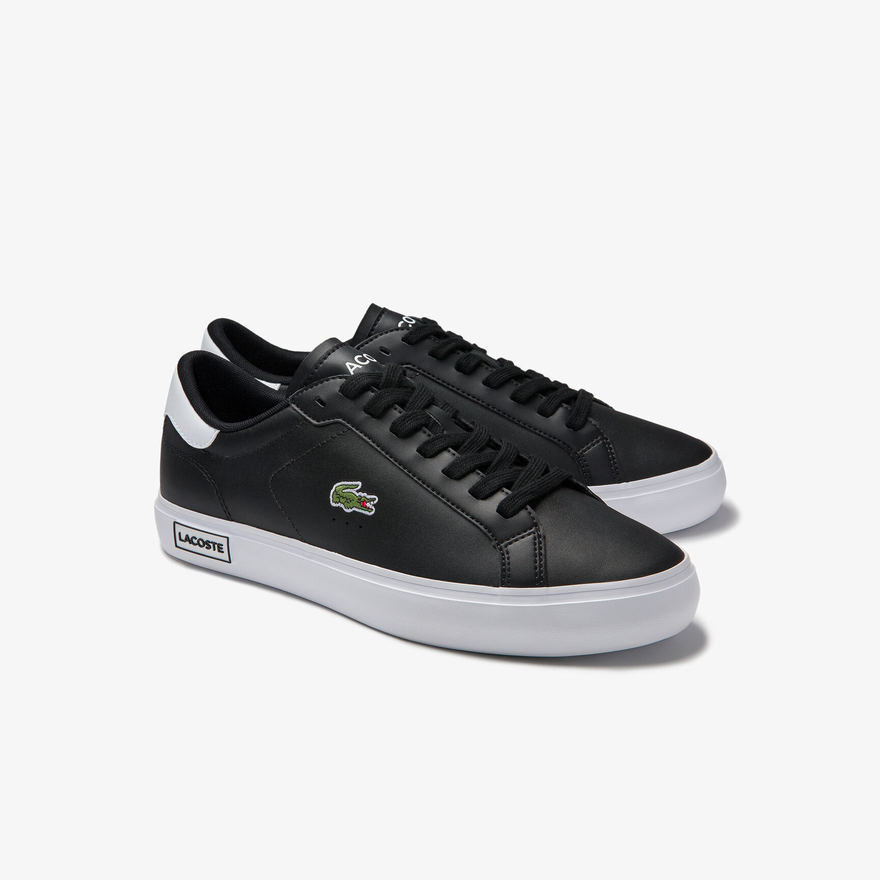 Men's Powercourt Leather and Synthetic Sneakers