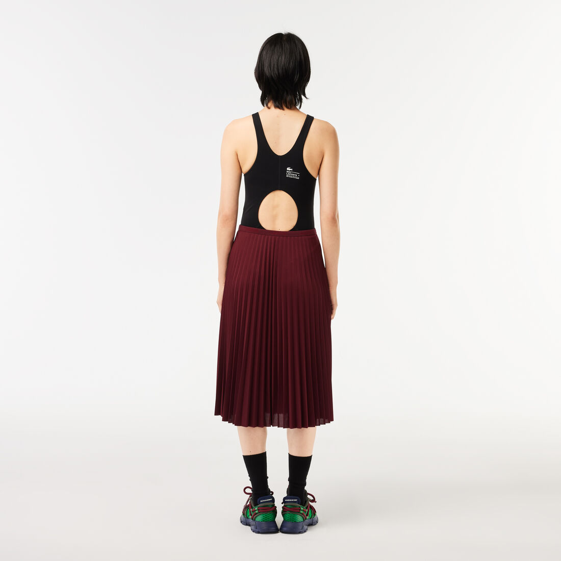 Elastic Waist Fluid Pleated Skirt Elastic Waist Fluid Pleated Skirt