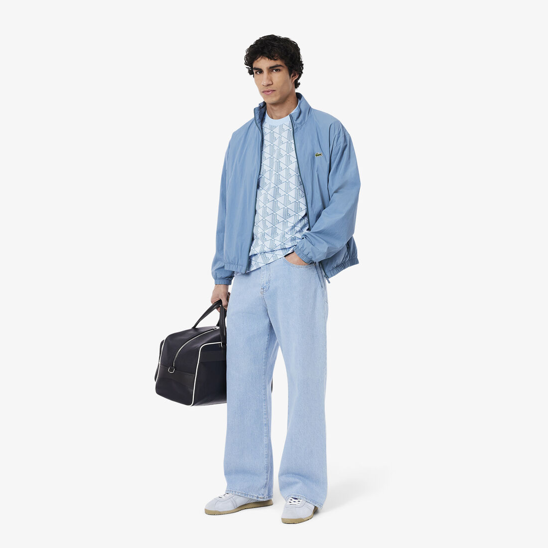 تيشيرت قطن مونوغرام تيشيرت قطن مونوغرام