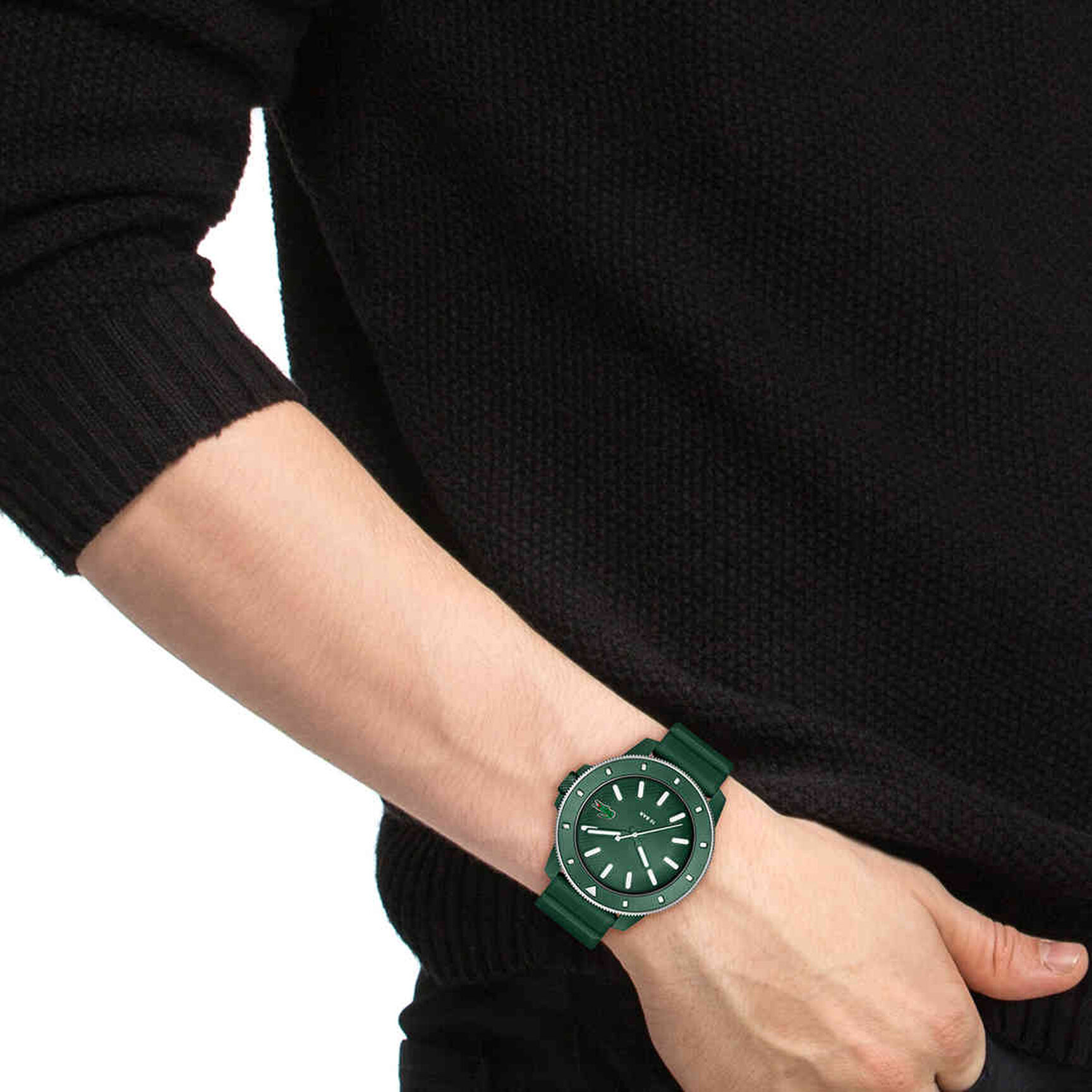 Men Silicone Strap Watch