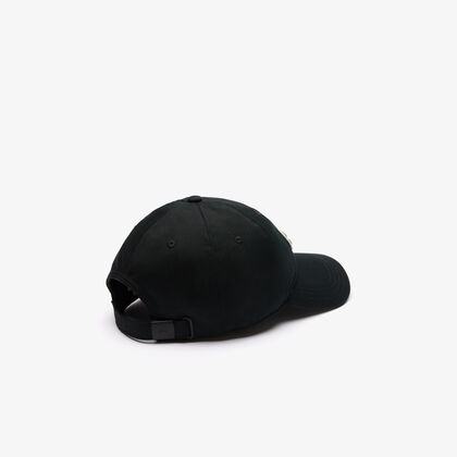 Crocodile Badge Cotton Twill Cap