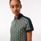 Women's Regular Fit Contrast Collar Monogram Print Polo Shirt lacoste women s regular fit contrast collar monogram print polo shirt