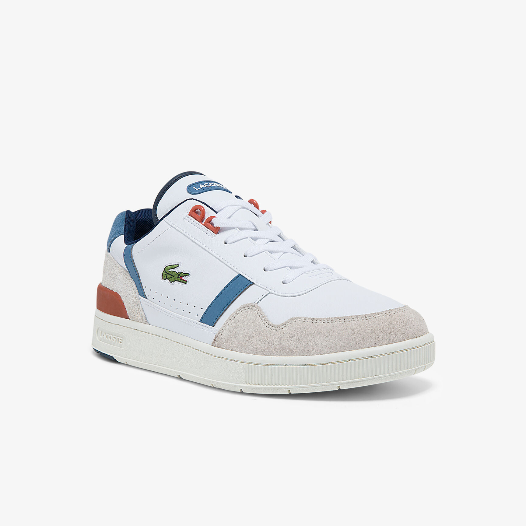 Men's T-Clip Leather and Synthetic Colour-Pop Sneakers Men's T-Clip Leather and Synthetic Colour-Pop Sneakers