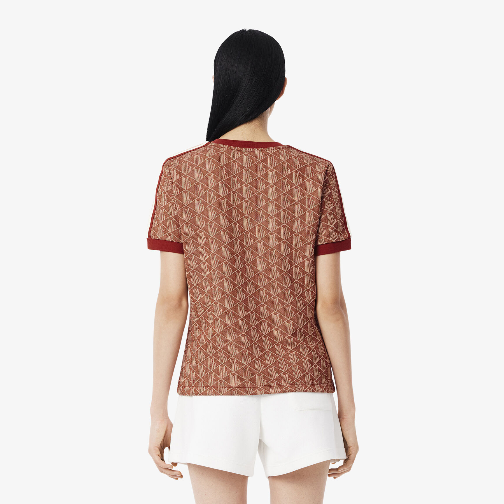 Slim Fit Monogram Jacquard T-shirt