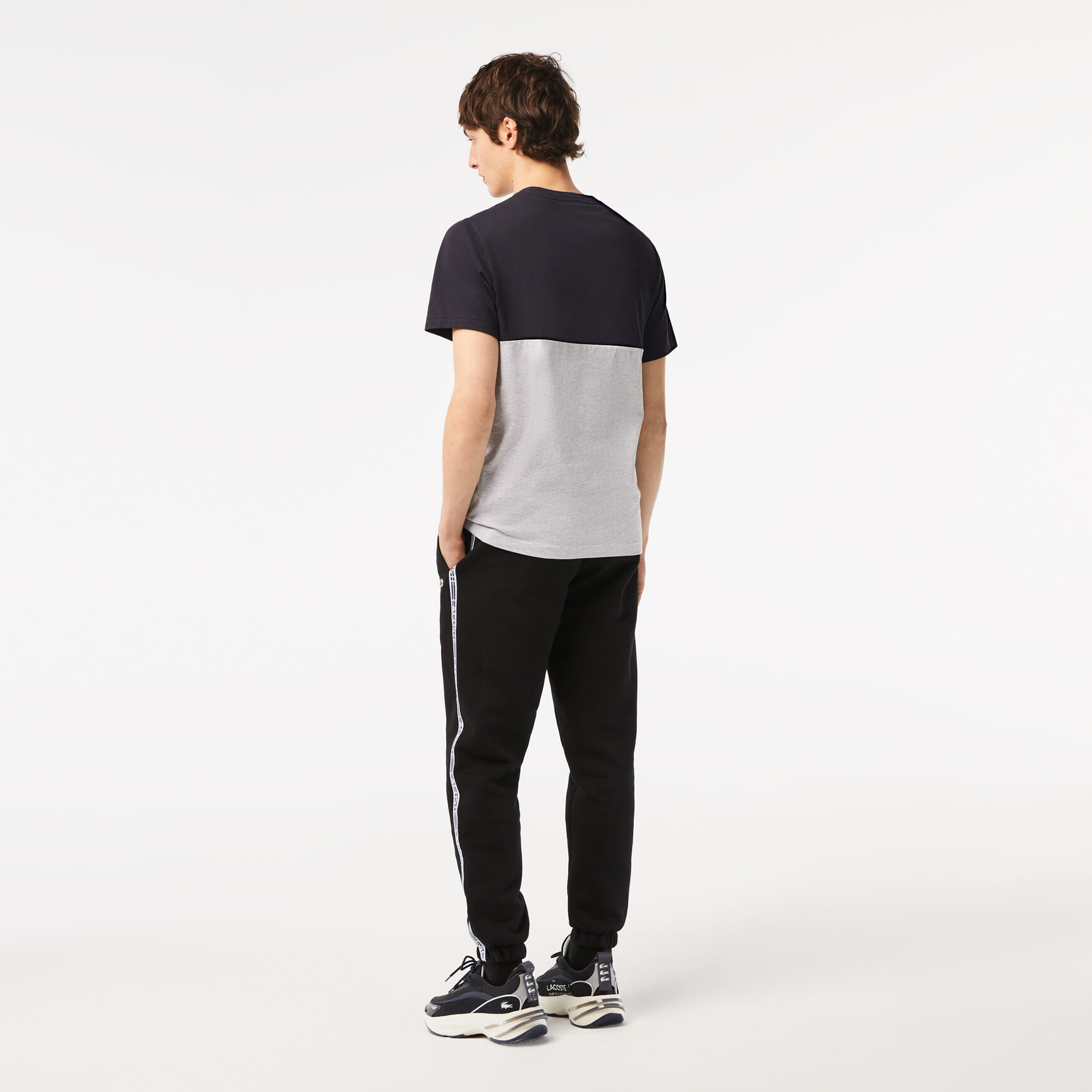 Men's Lacoste Logo Stripe Track Pants