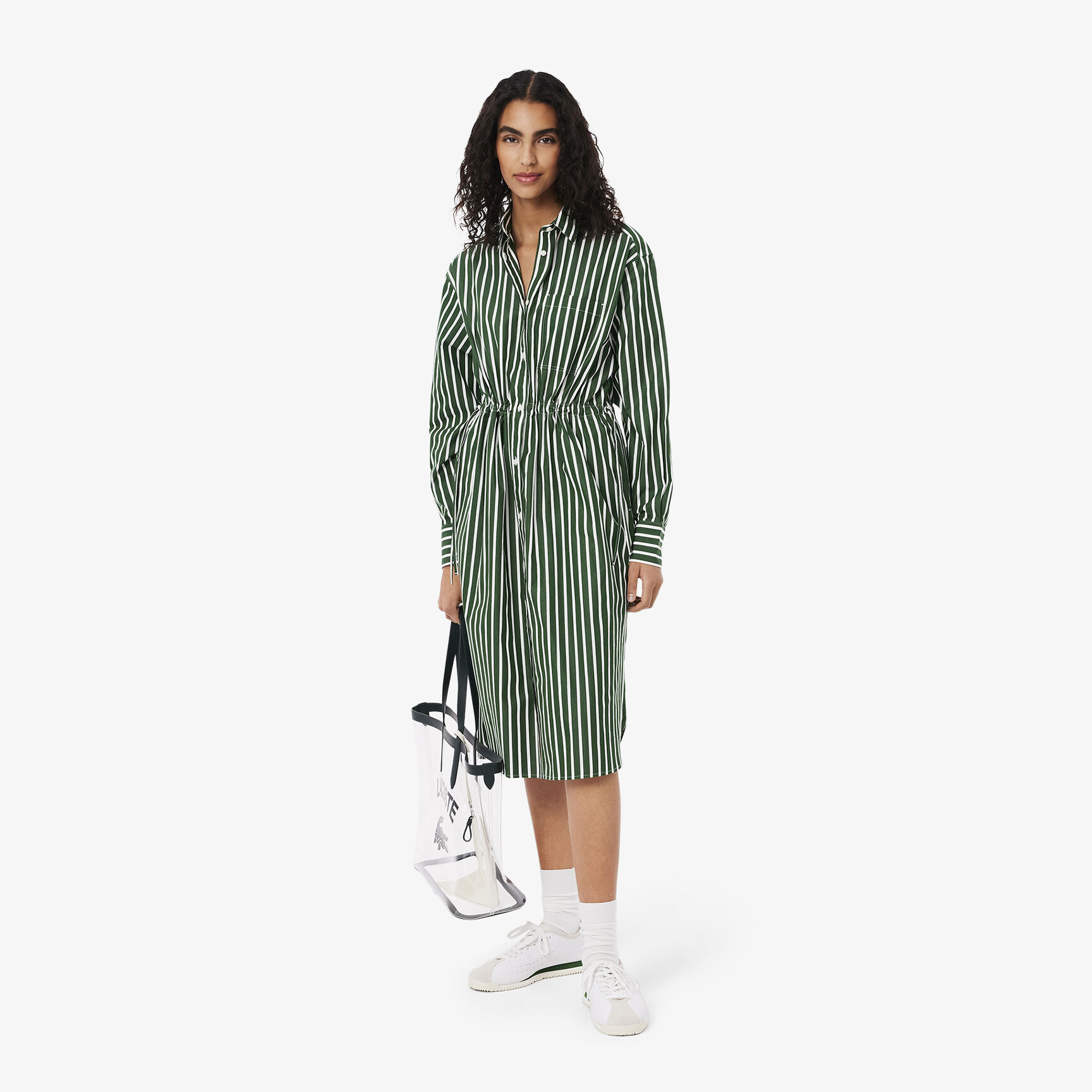 Relaxed Fit Poplin Shirt Dress