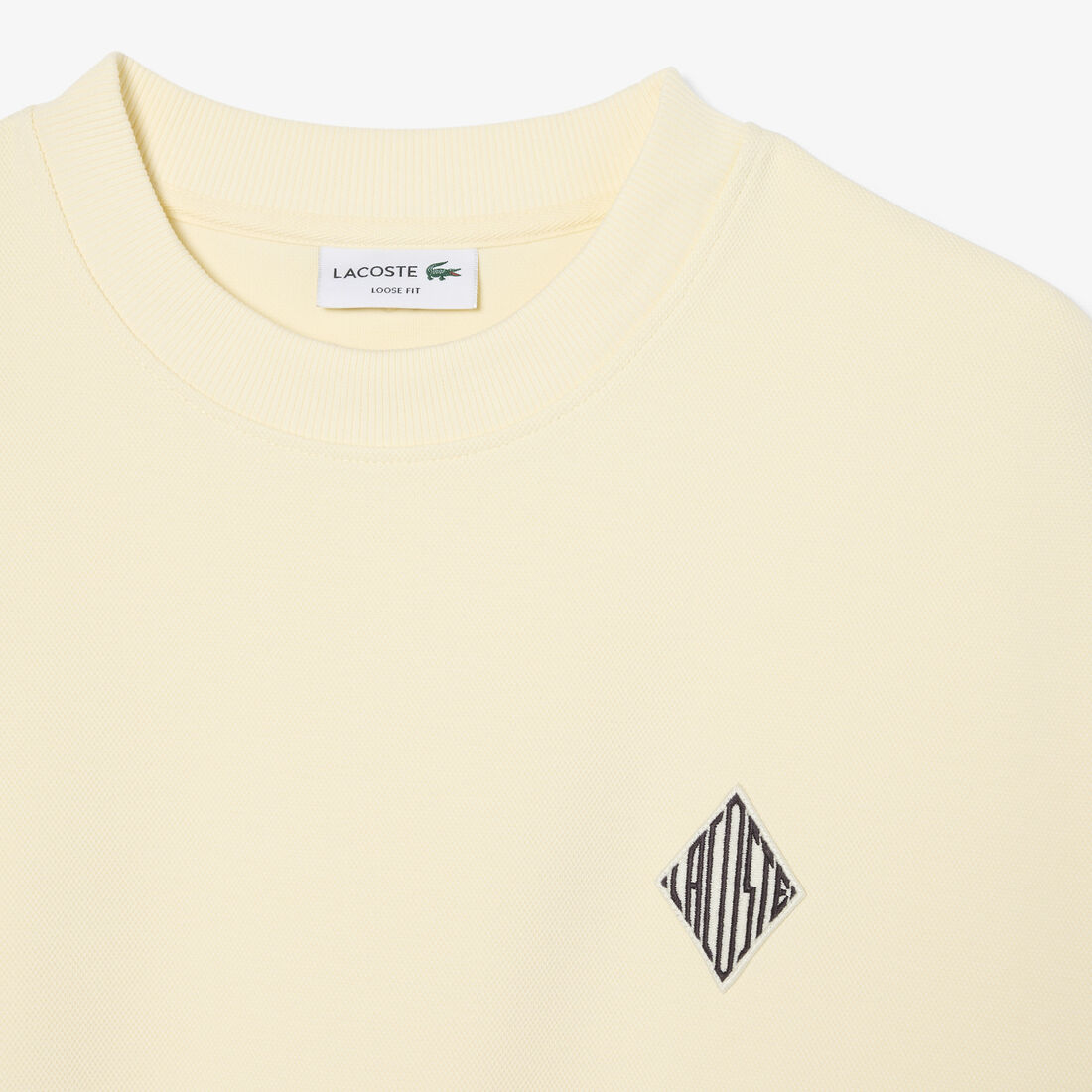 Double Face Pique Badge Sweatshirt Double Face Pique Badge Sweatshirt