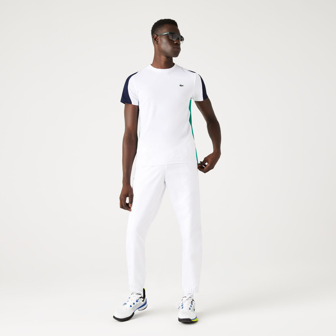 تيشيرت تنس بطبعة تمساح للرجال مجموعة Lacoste SPORT تيشيرت تنس بطبعة تمساح للرجال مجموعة Lacoste SPORT