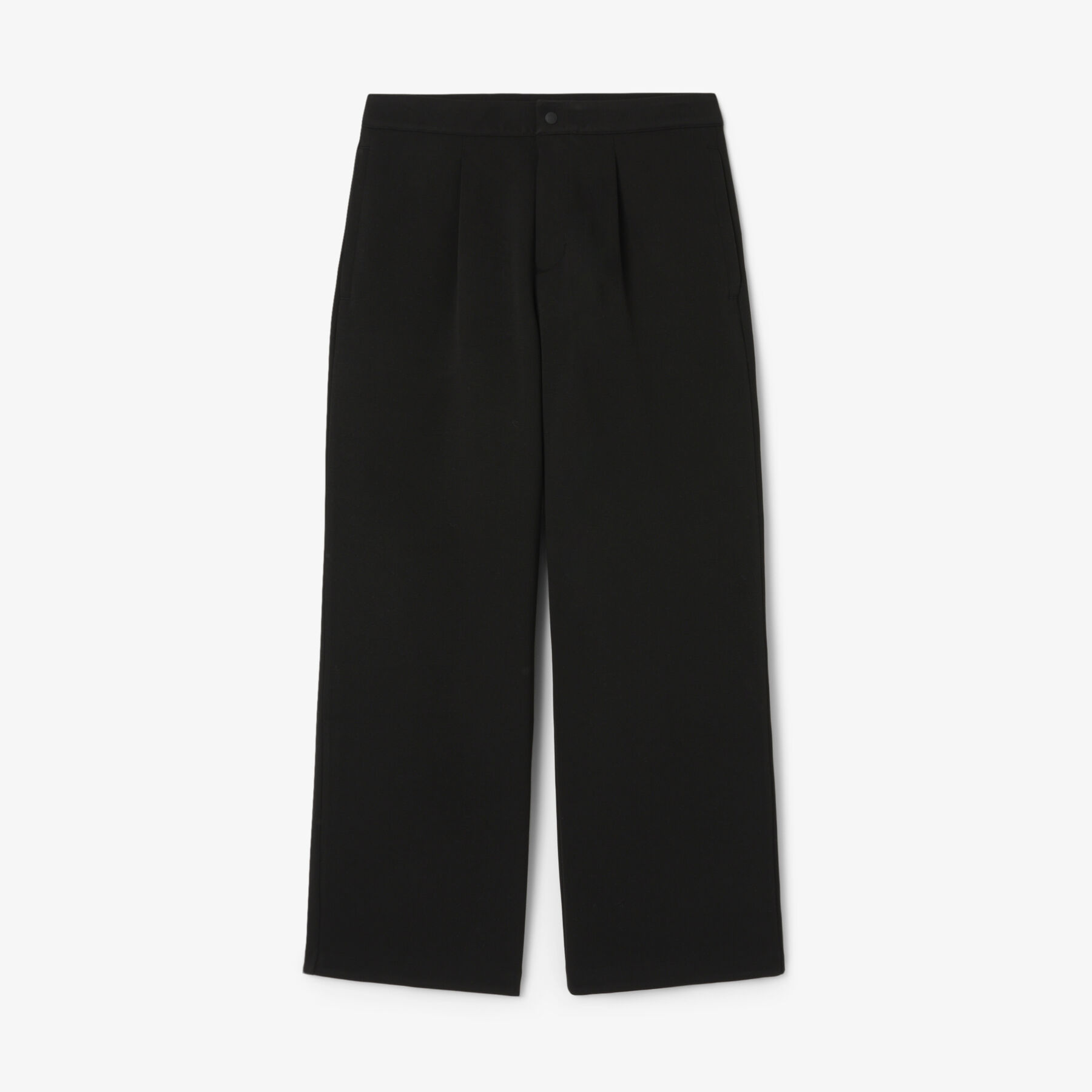 lacoste loose fit pique pleated pants