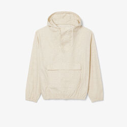 lacoste water repellent printed jacket