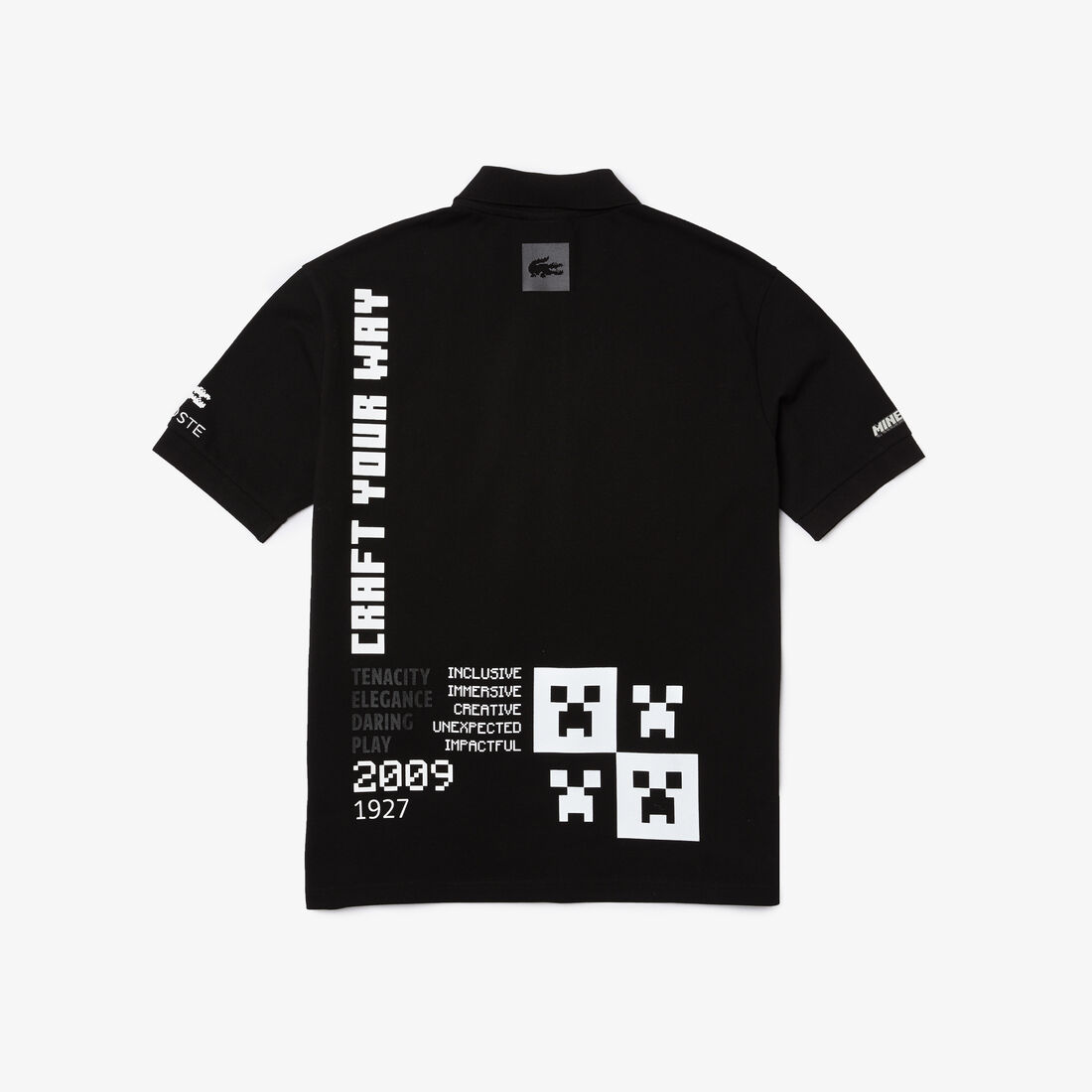 Men's Lacoste L!VE x Minecraft Loose Fit Organic Cotton Polo Shirt Men's Lacoste L!VE x Minecraft Loose Fit Organic Cotton Polo Shirt