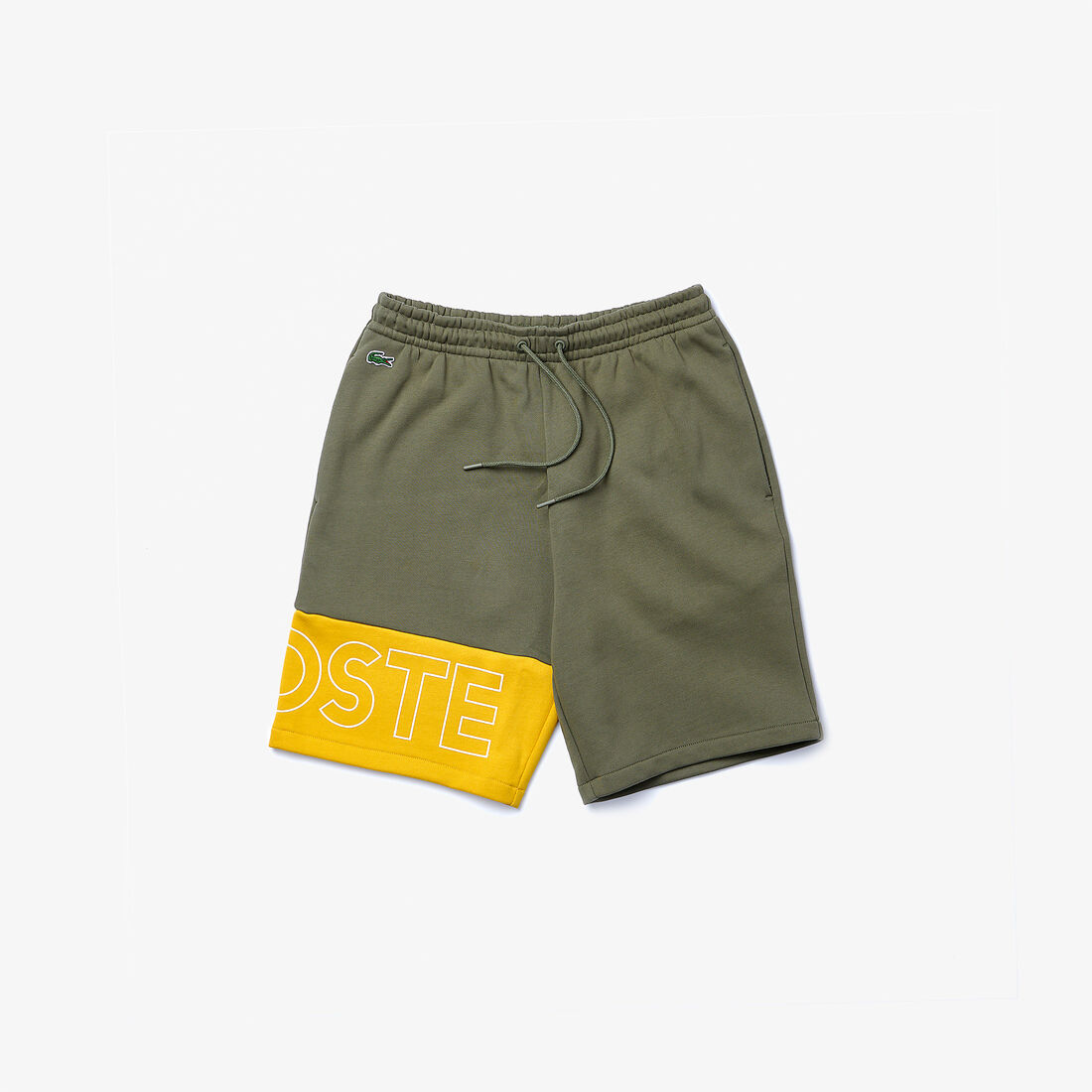 Men's Lettered Colorblock Fleece Shorts Men's Lettered Colorblock Fleece Shorts