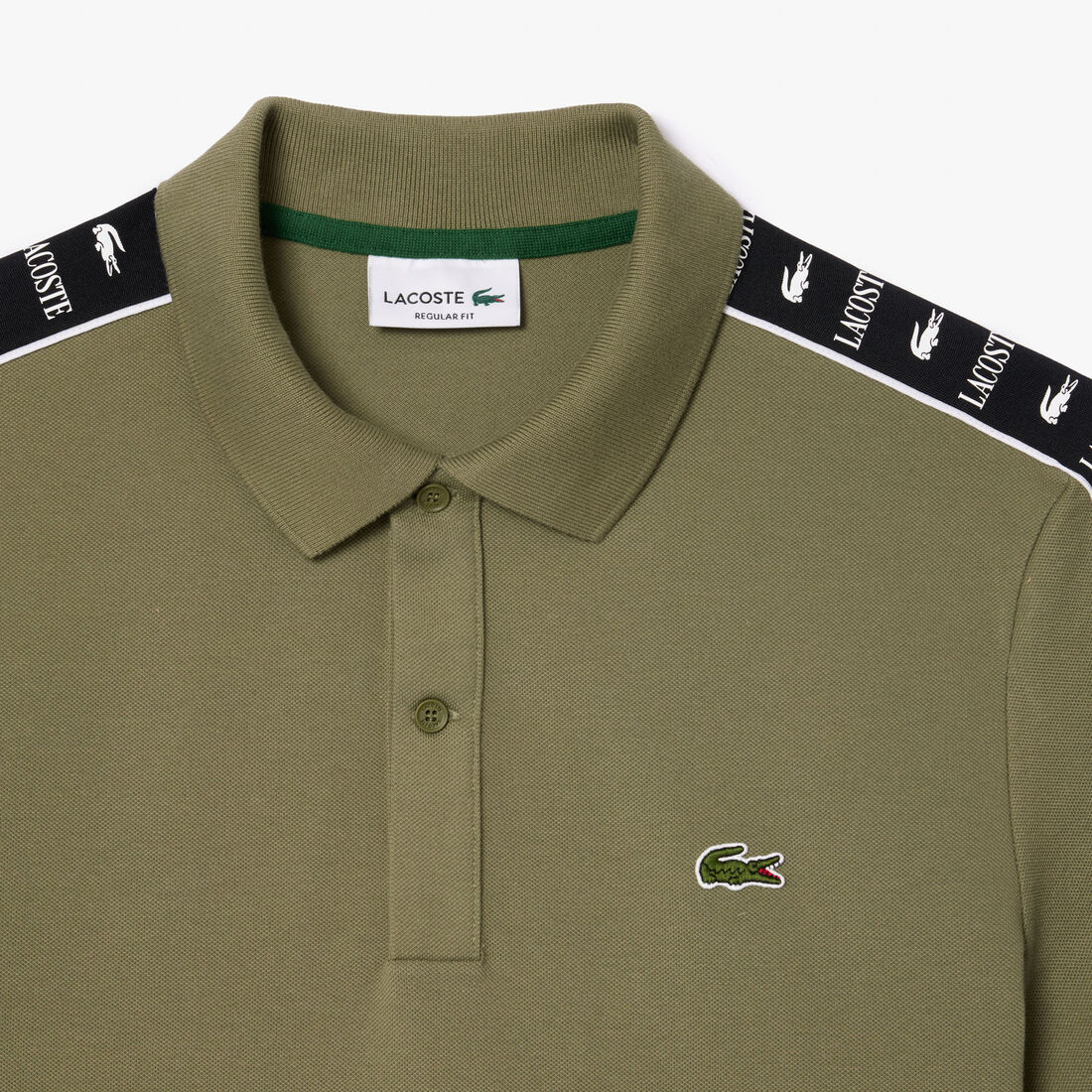 Contrast Stripe Pique Polo Shirt Contrast Stripe Pique Polo Shirt