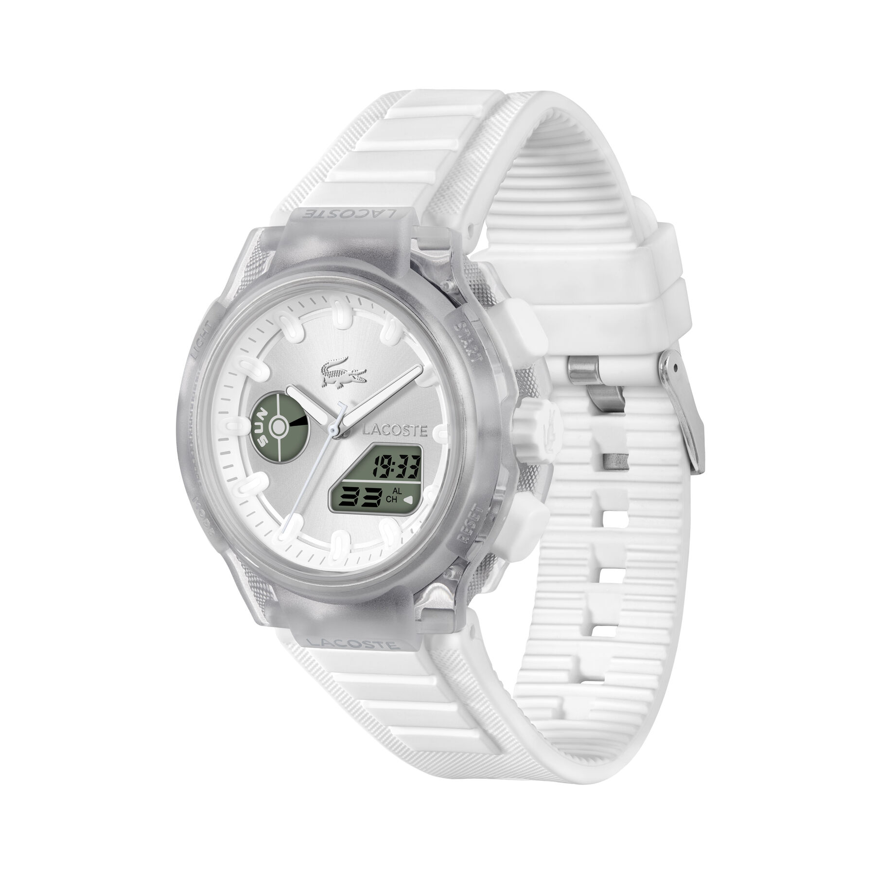 White Silicone Strap Women's Watch lacoste white silicone strap women s watch