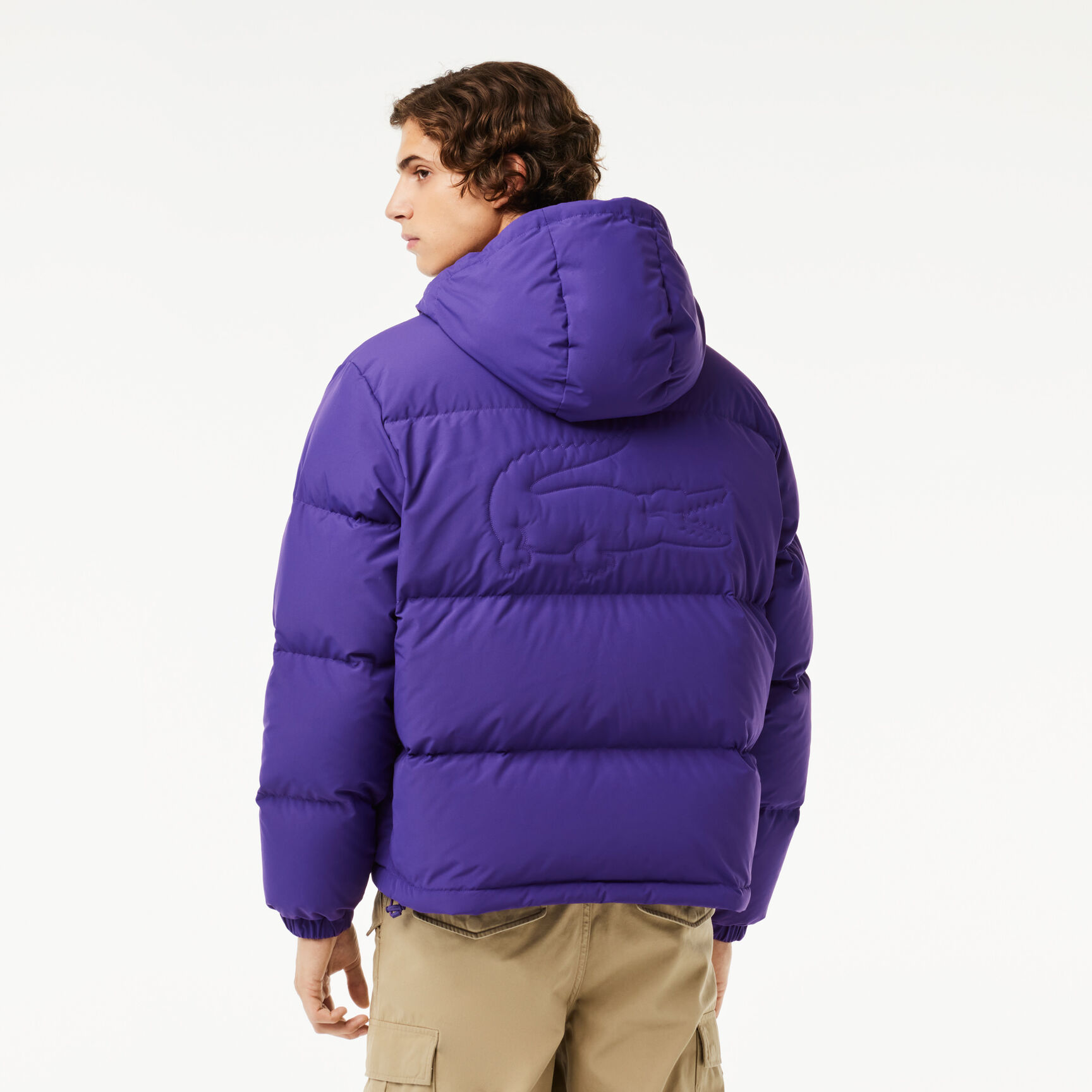 Men's Lacoste Quilted Water-Repellent Short Jacket