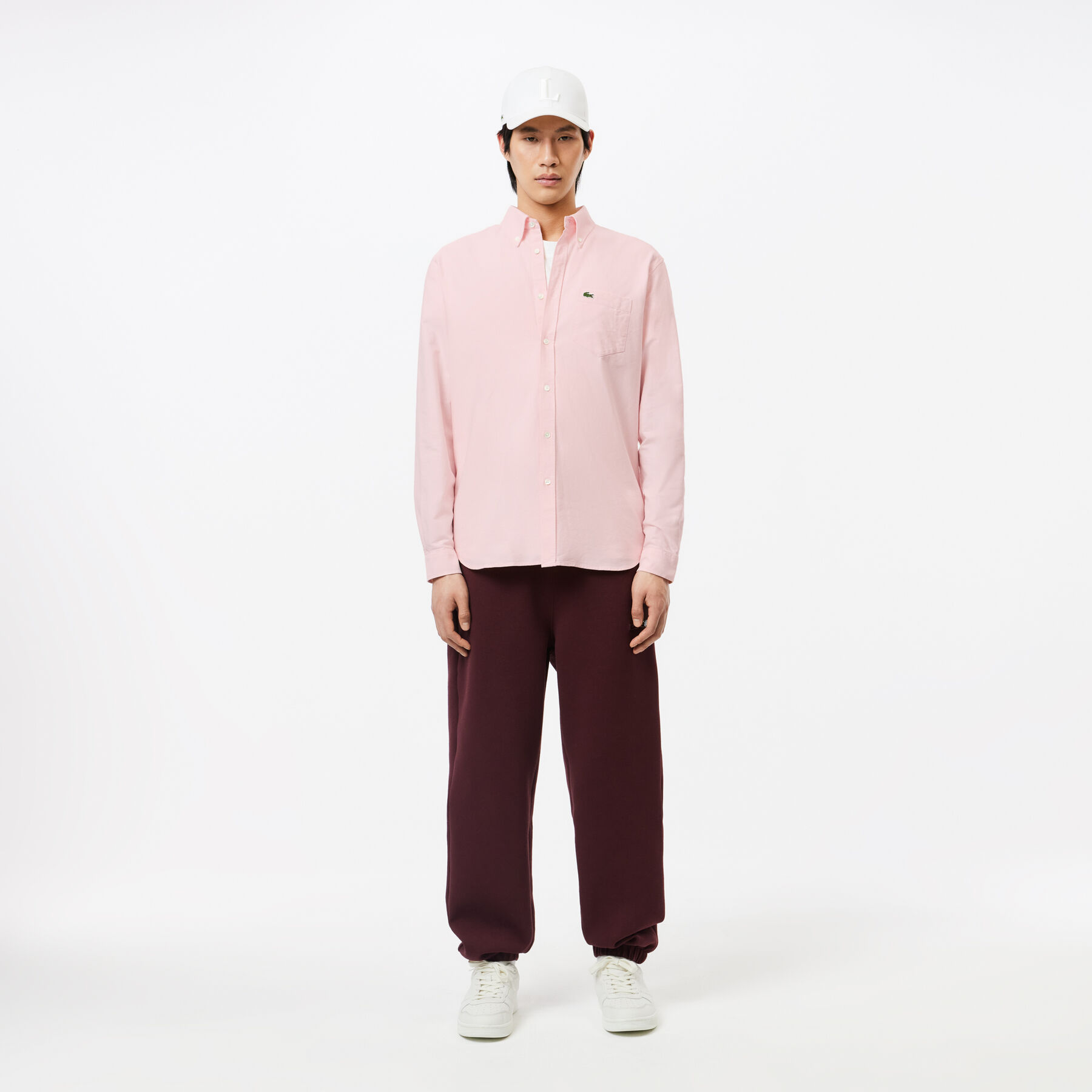 Regular Fit Oxford Shirt lacoste regular fit oxford shirt
