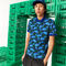 unisex lacoste x minecraft print classic fit organic cotton polo shirt