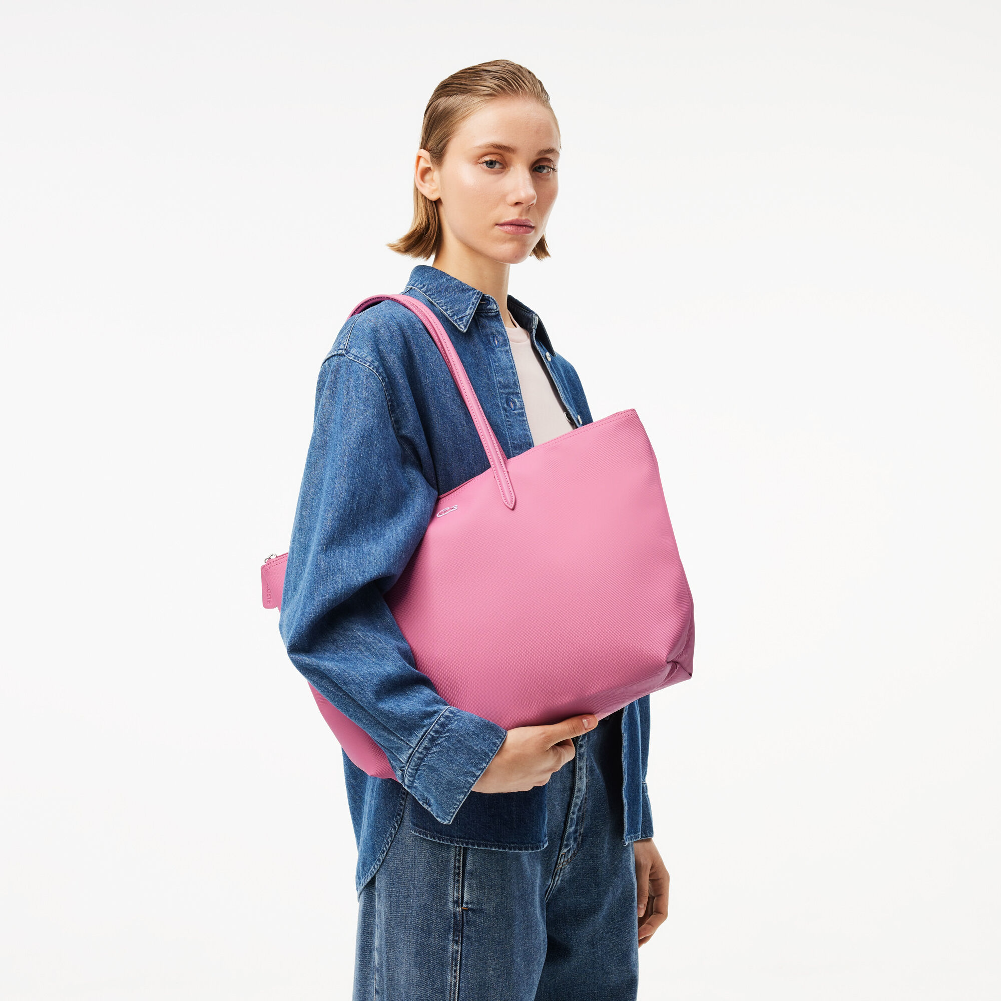 Lacoste pink bag outlet