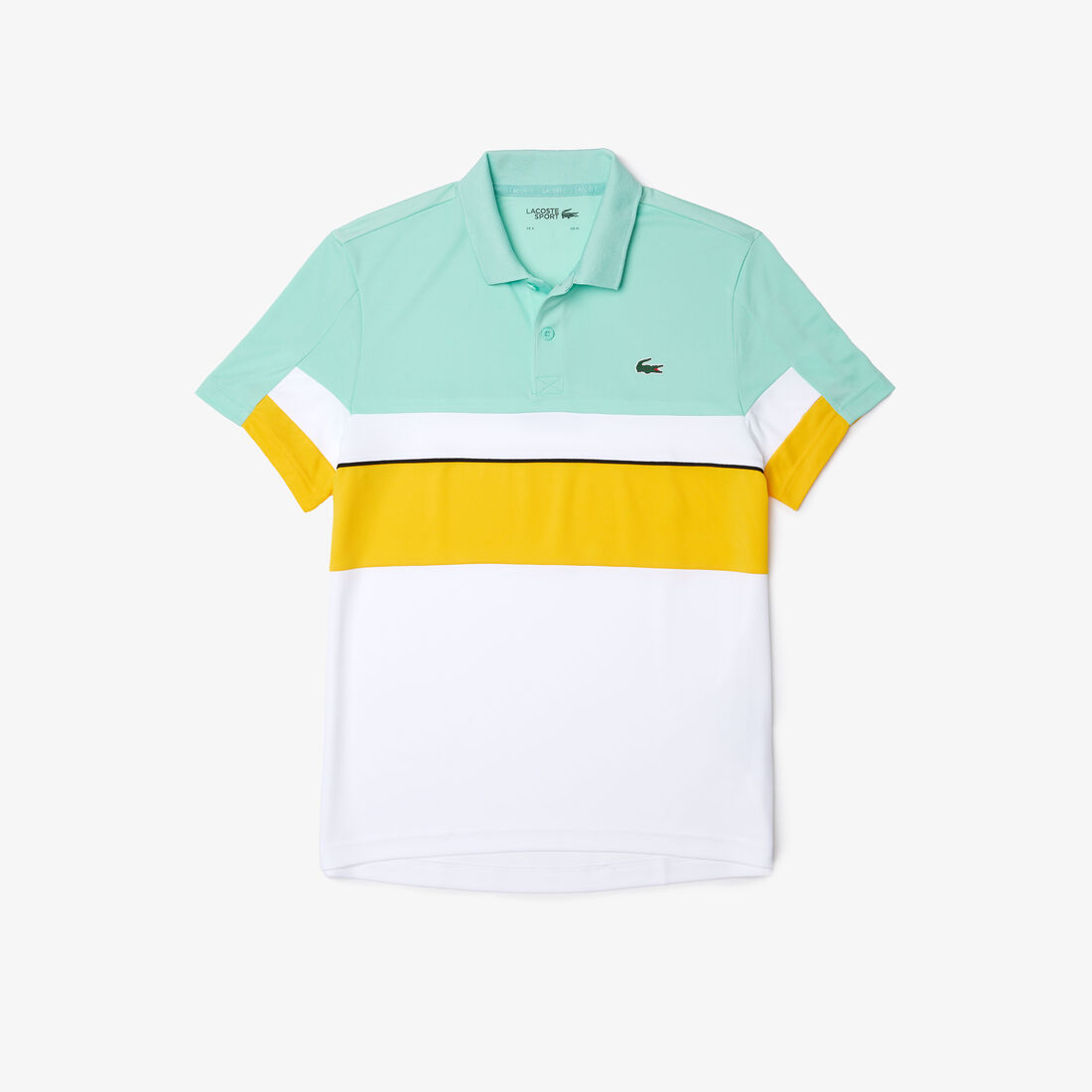 Men’s Lacoste SPORT Colorblock Breathable Resistant Regular Fit Polo Men’s Lacoste SPORT Colorblock Breathable Resistant Regular Fit Polo
