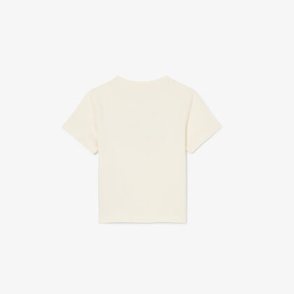 lacoste crocodile embroidery cotton t shirt