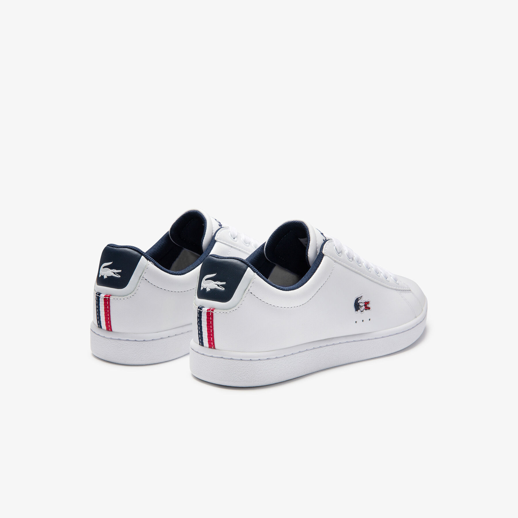 Women's Carnaby Evo Tricolore Leather and Synthetic Trainers lacoste women s carnaby evo tricolore leather and synthetic trainers