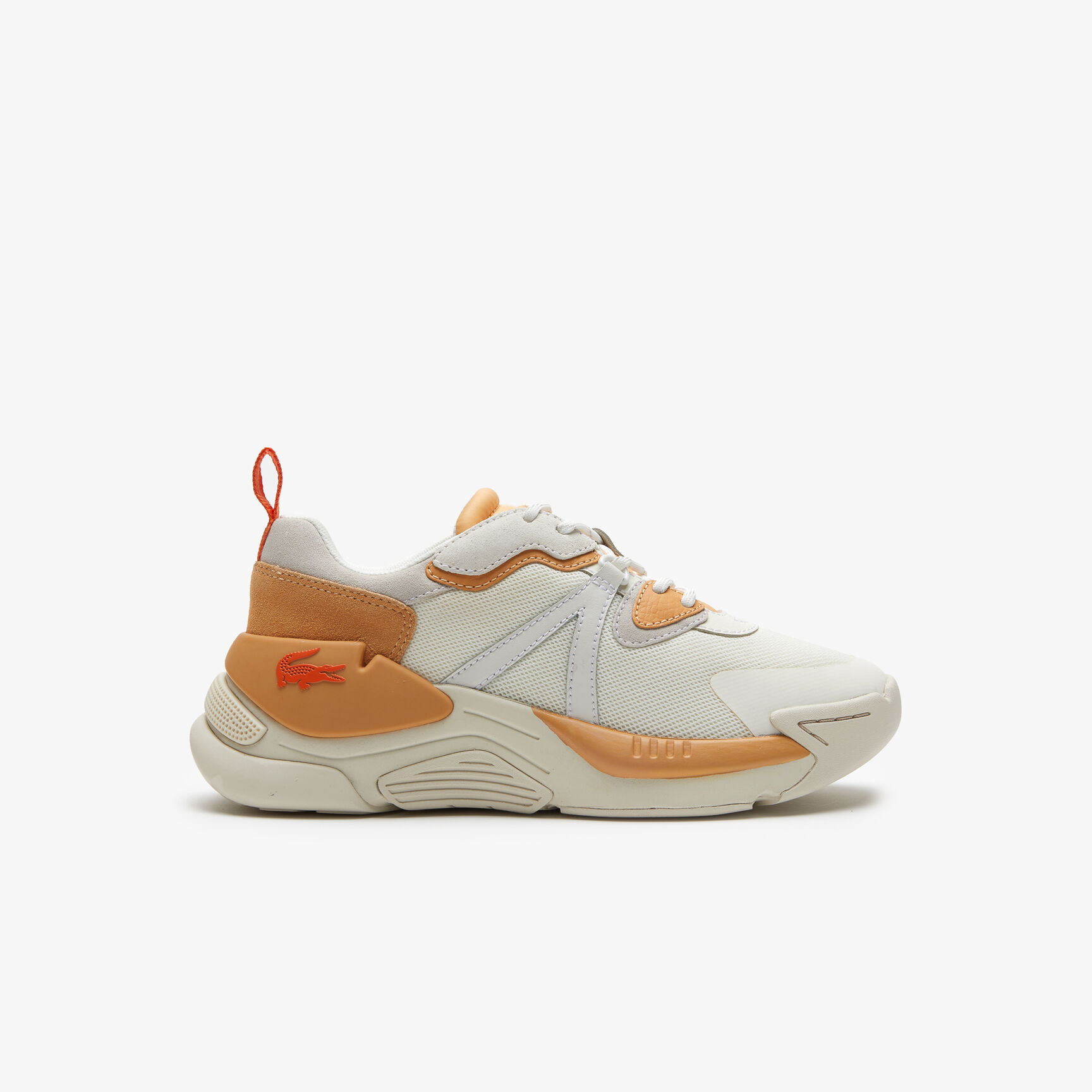 سنيكرز لاكوست LW2 اكسترا جلد بتفاصيل ملونة للنساء سنيكرز لاكوست LW2 اكسترا جلد بتفاصيل ملونة للنساء