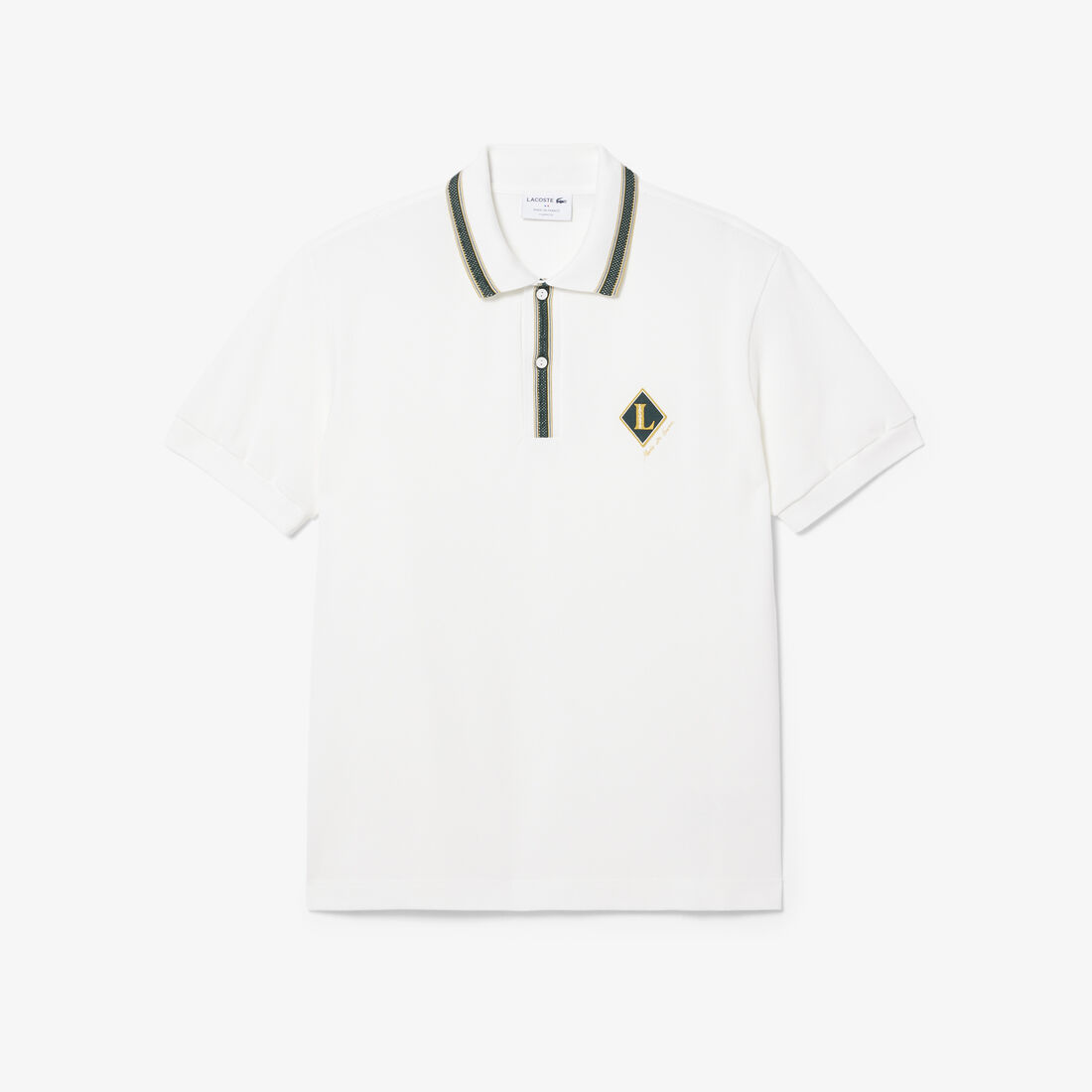 Classic Fit French Made Badge Accent Polo Shirt lacoste classic fit french made badge accent polo shirt