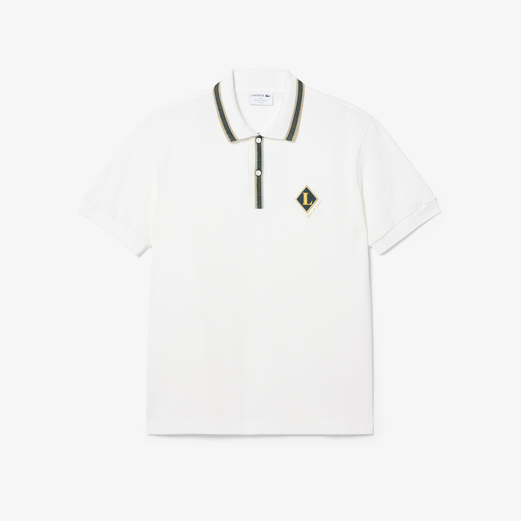 Classic Fit French Made Badge Accent Polo Shirt lacoste classic fit french made badge accent polo shirt