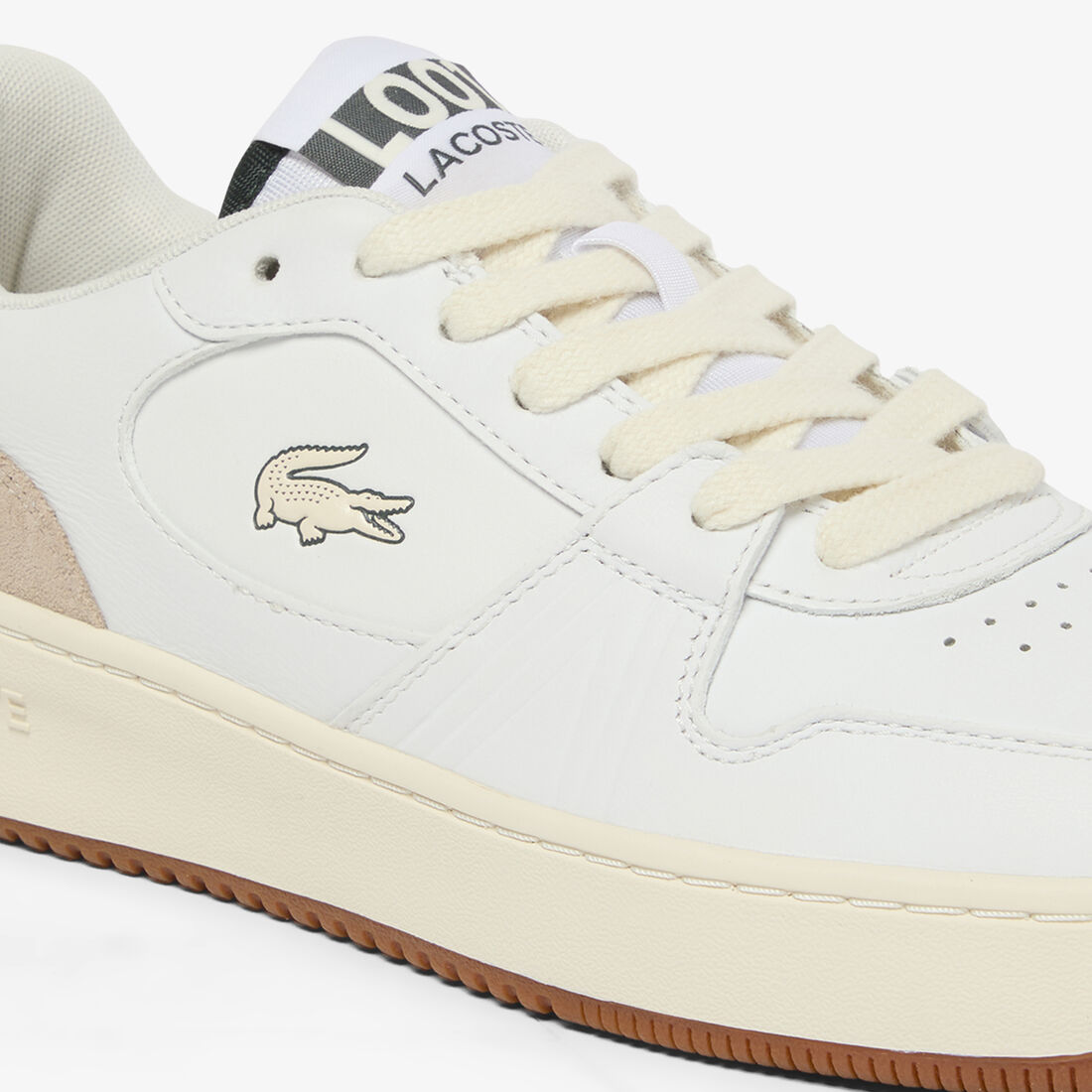 Men's L001 Set Leather Sneakers لاكوست men s l001 set leather sneakers