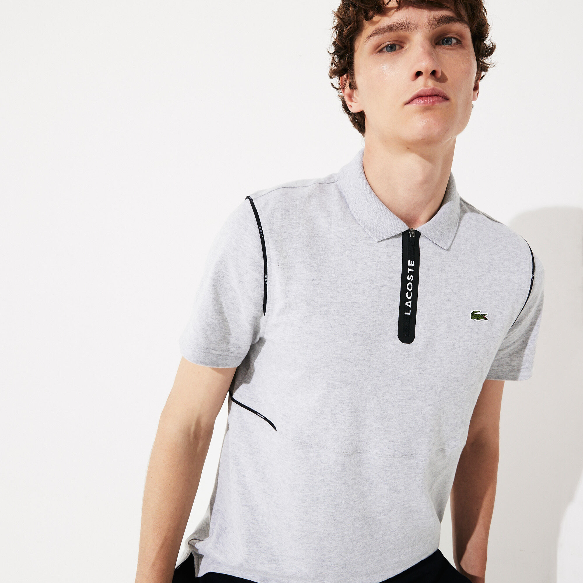 Polo lacoste zippé store