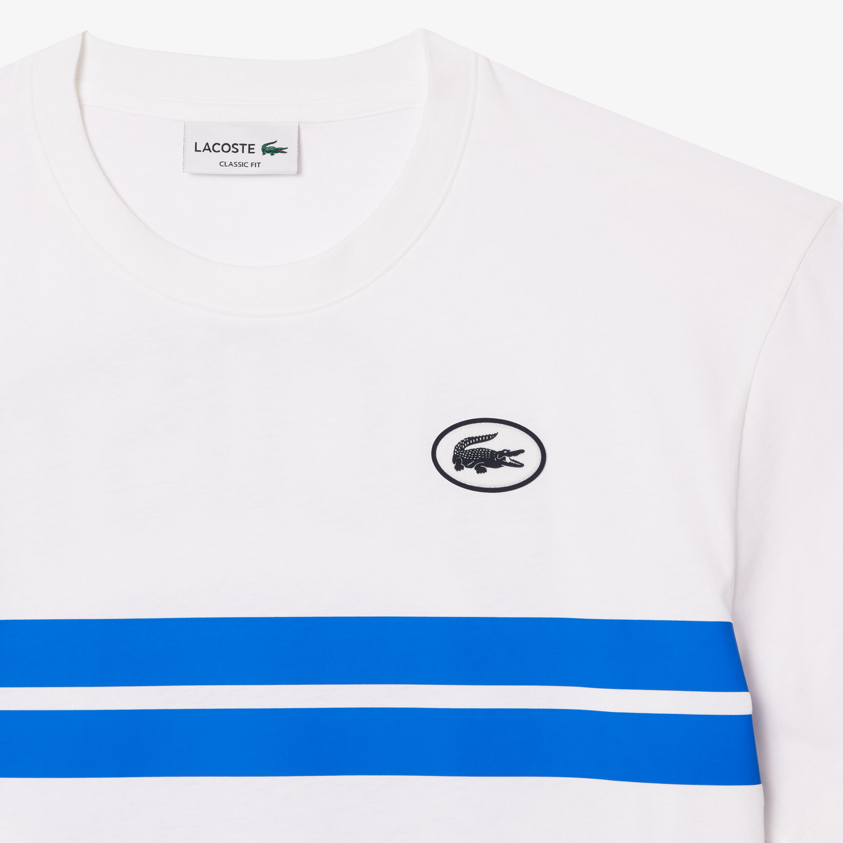 Buy Heritage Print Cotton Tshirt Lacoste SA