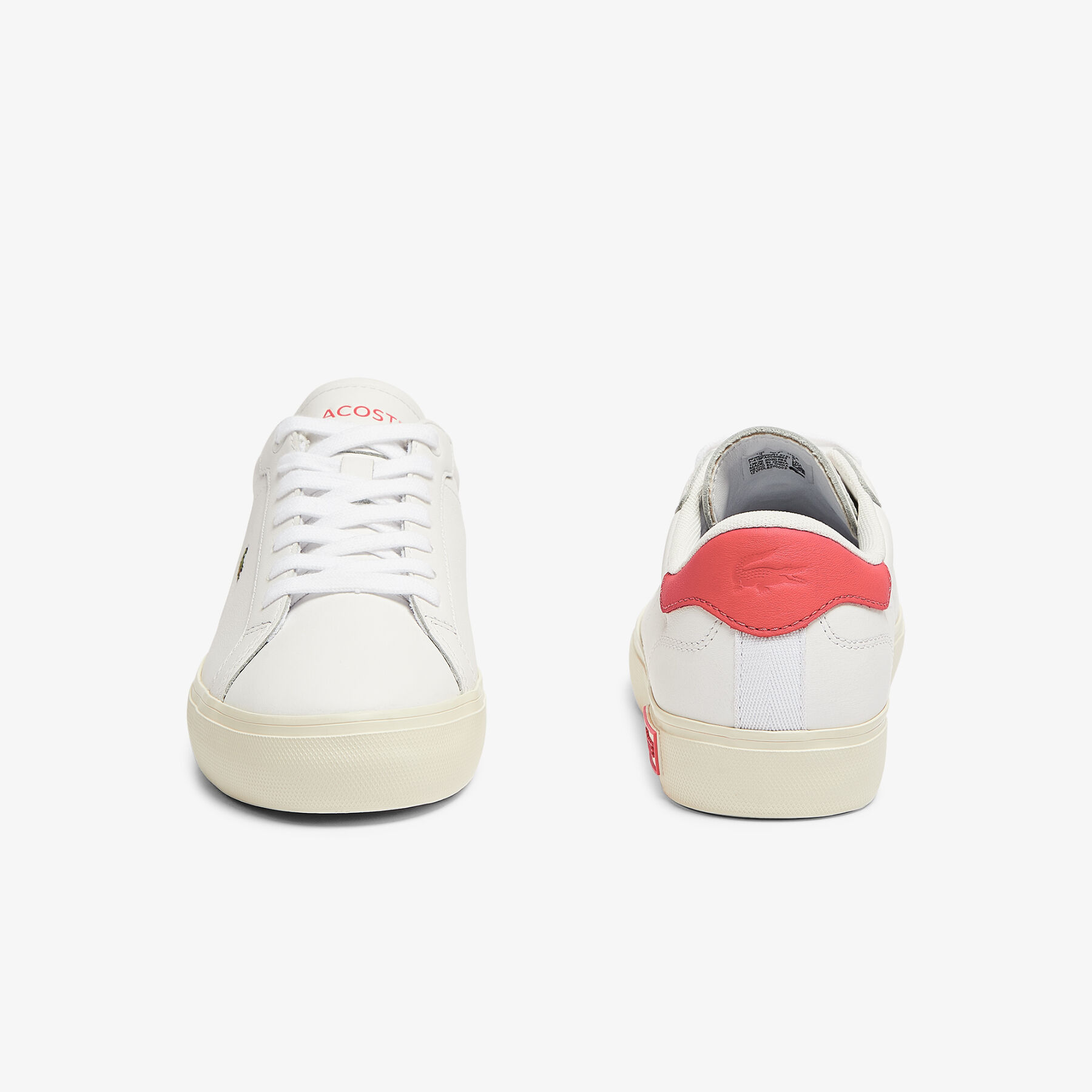 Women's Powercourt Leather Popped Heal Trainers Women's Powercourt Leather Popped Heal Trainers
