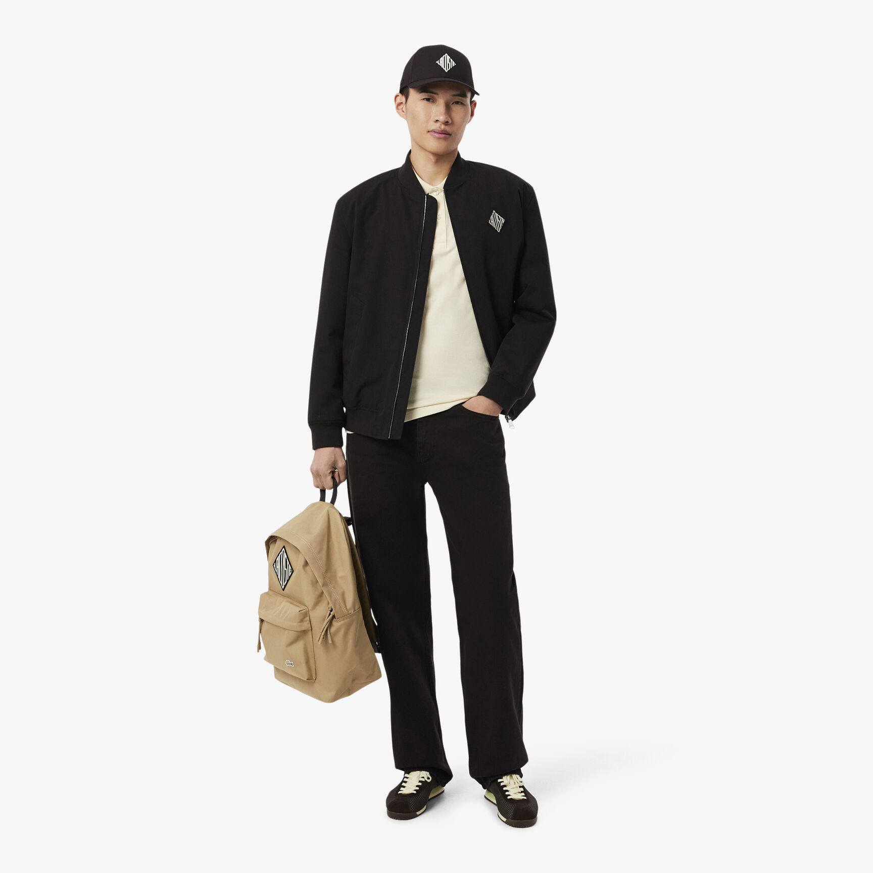 قبعة من قماش قطني مطرز