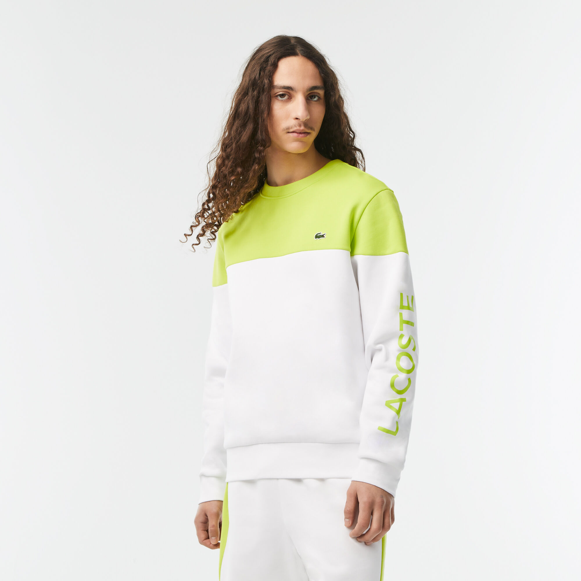 Buy Men s Lacoste Classic Colourblock Branded Sweatshirt Lacoste SA