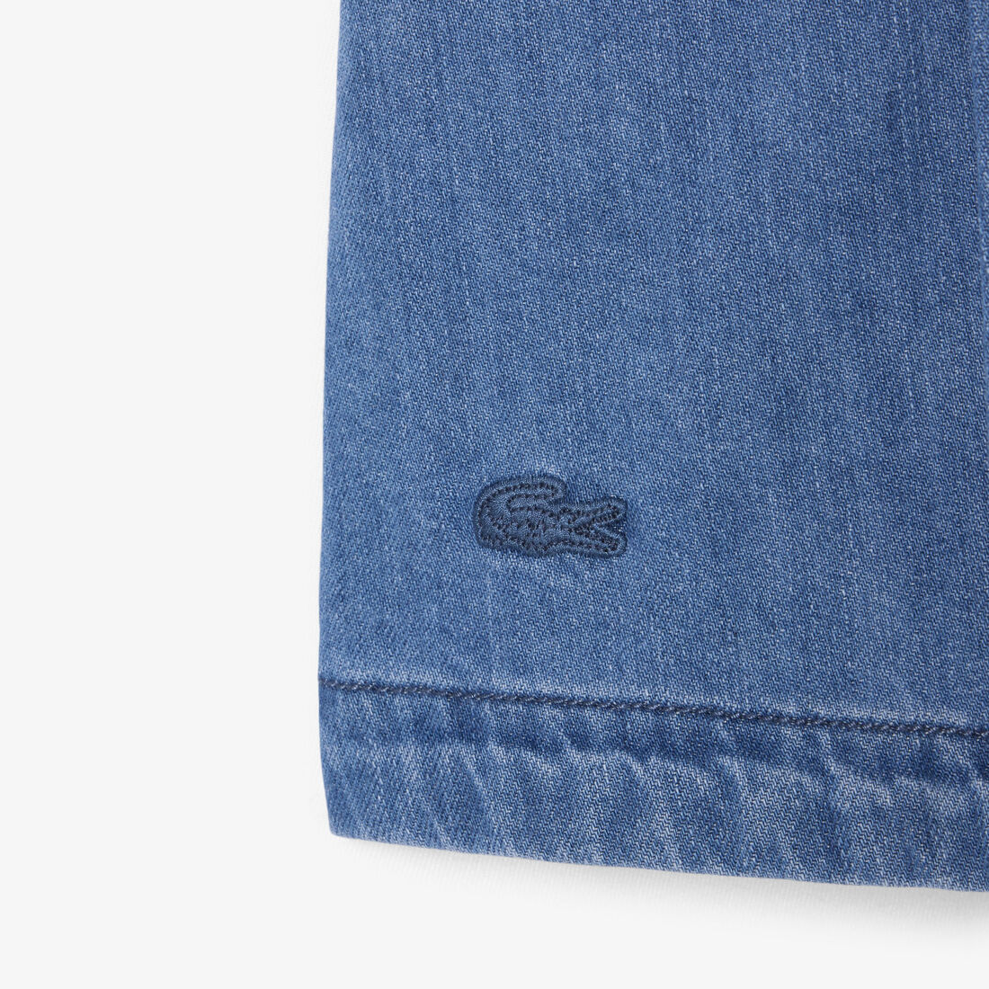 lacoste pleated denim skort