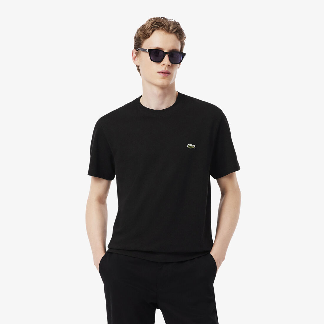 Heavy Cotton and Linen Pique T-shirt