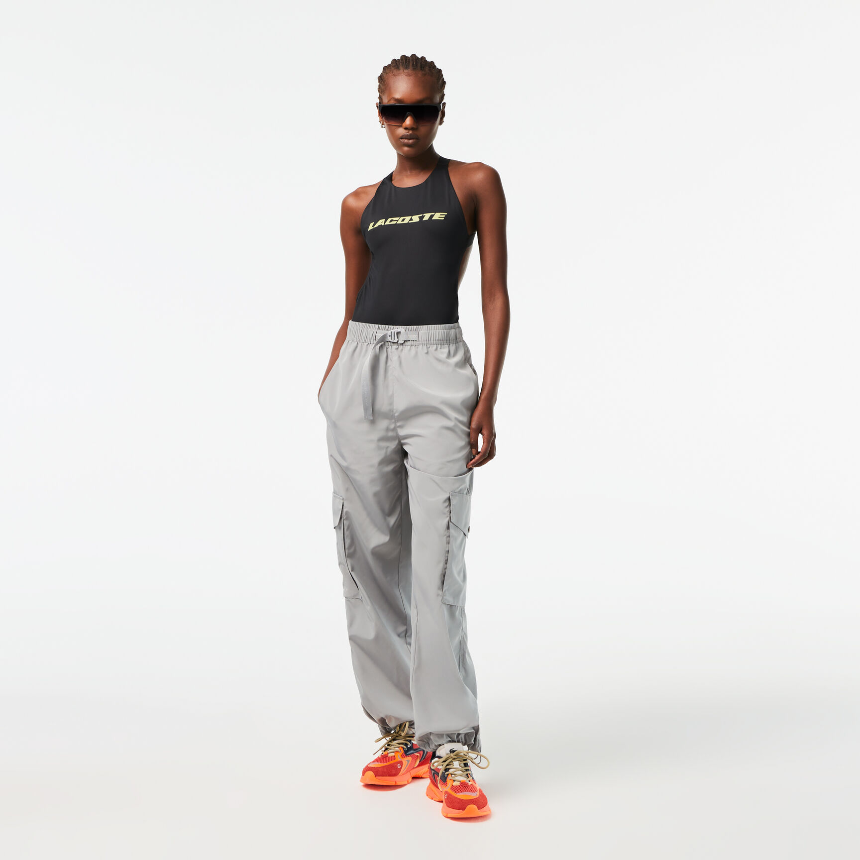 لباس سباحة لاكوست قطعة واحدة بوليستر معاد تدويره للنساء لباس سباحة لاكوست قطعة واحدة بوليستر معاد تدويره للنساء