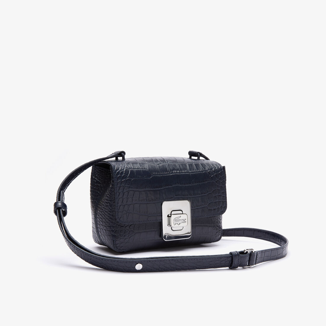 حقيبة يد أميليا جلد منقوش بمشبك معدني للنساء حقيبة يد أميليا جلد منقوش بمشبك معدني للنساء