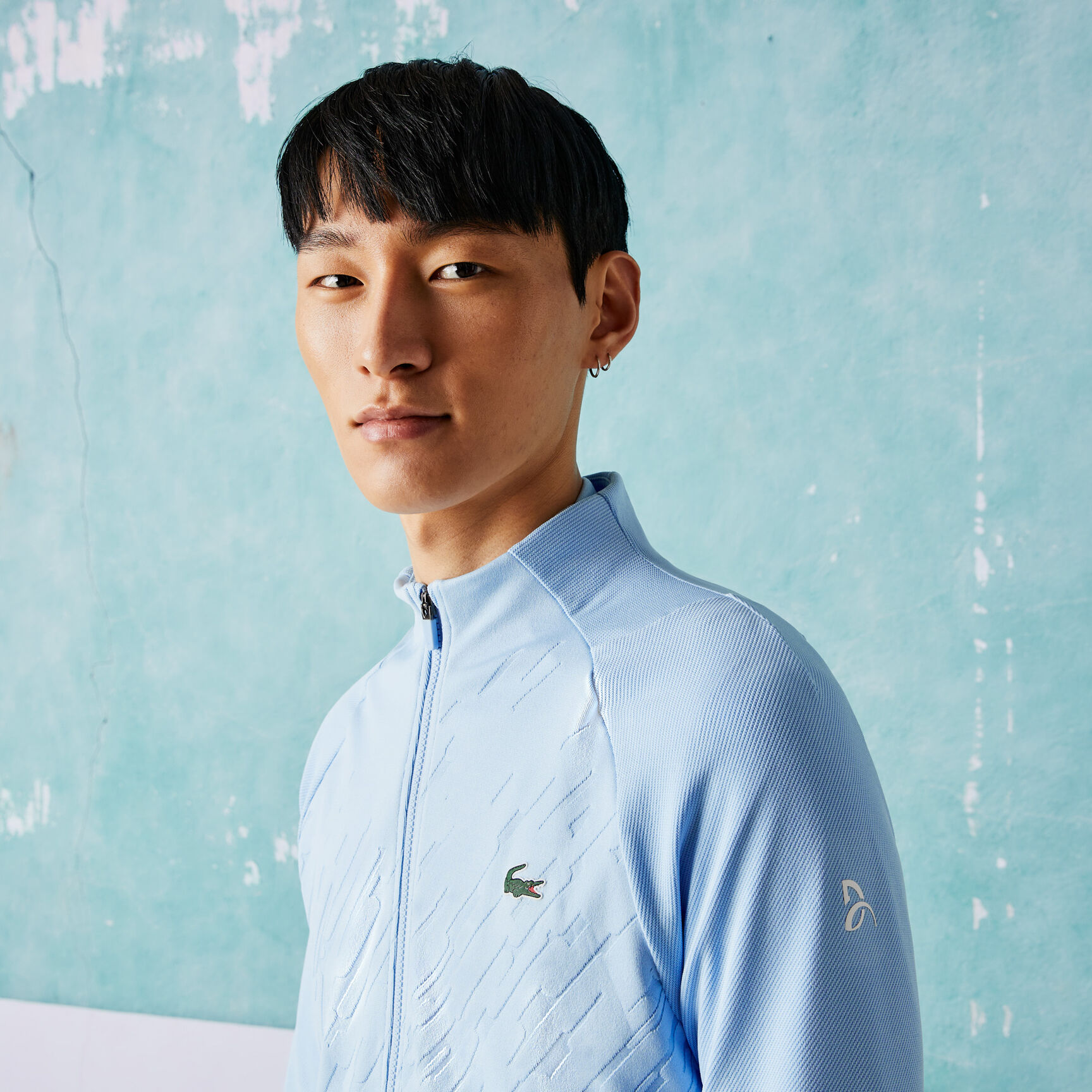 جاكيت معالج بسحّاب للرجال مجموعة Lacoste SPORT x Novak Djokovic جاكيت معالج بسحّاب للرجال مجموعة Lacoste SPORT x Novak Djokovic