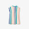 lacoste girls  striped print cotton piqu  dress