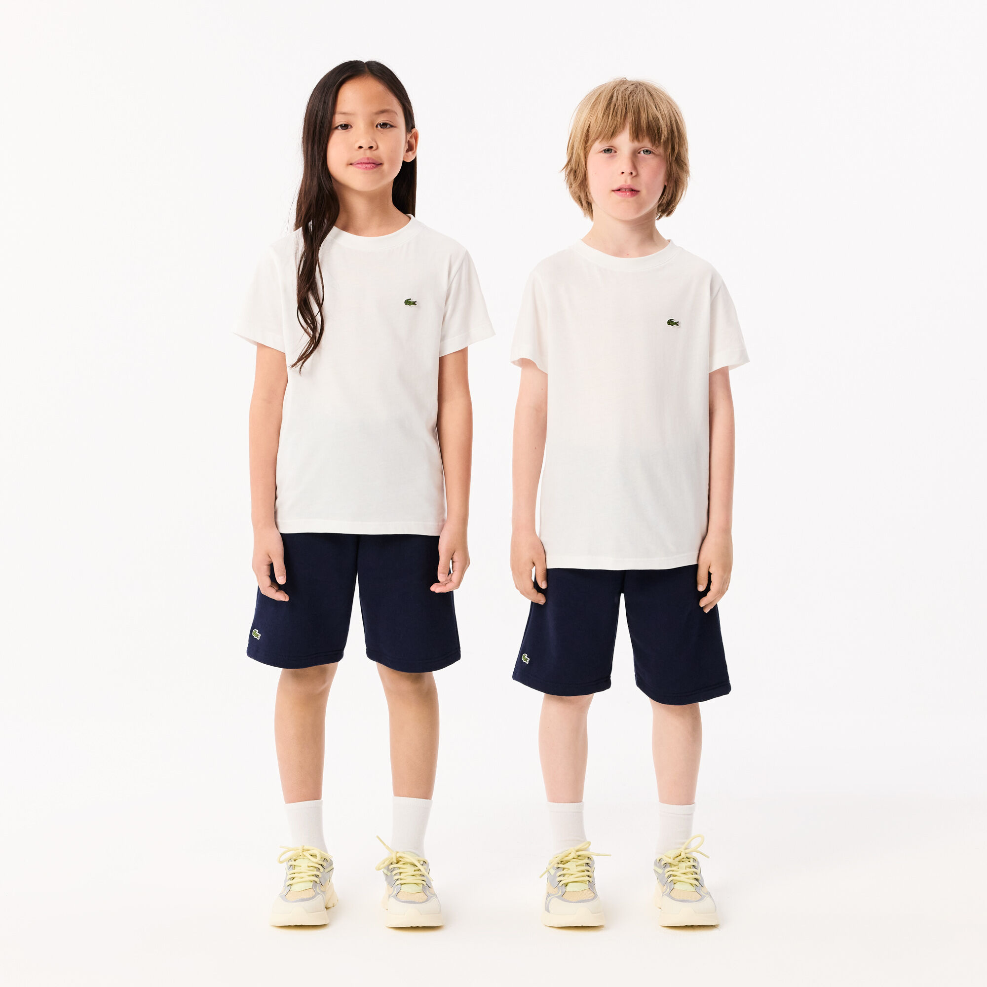 Buy Kids Lacoste Organic Brushed Cotton Fleece Shorts Lacoste SA